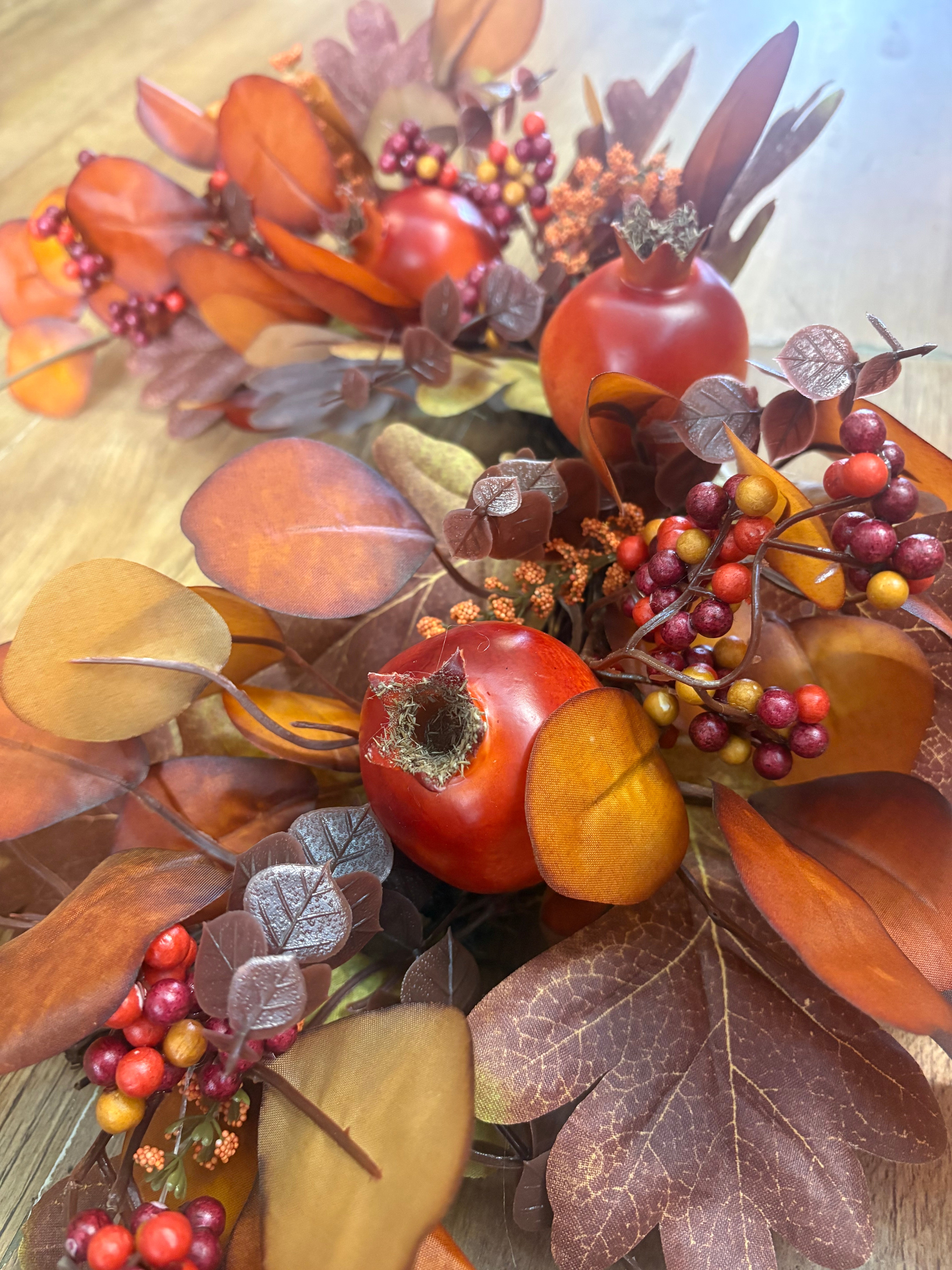 30cm autumn fruit wreath
