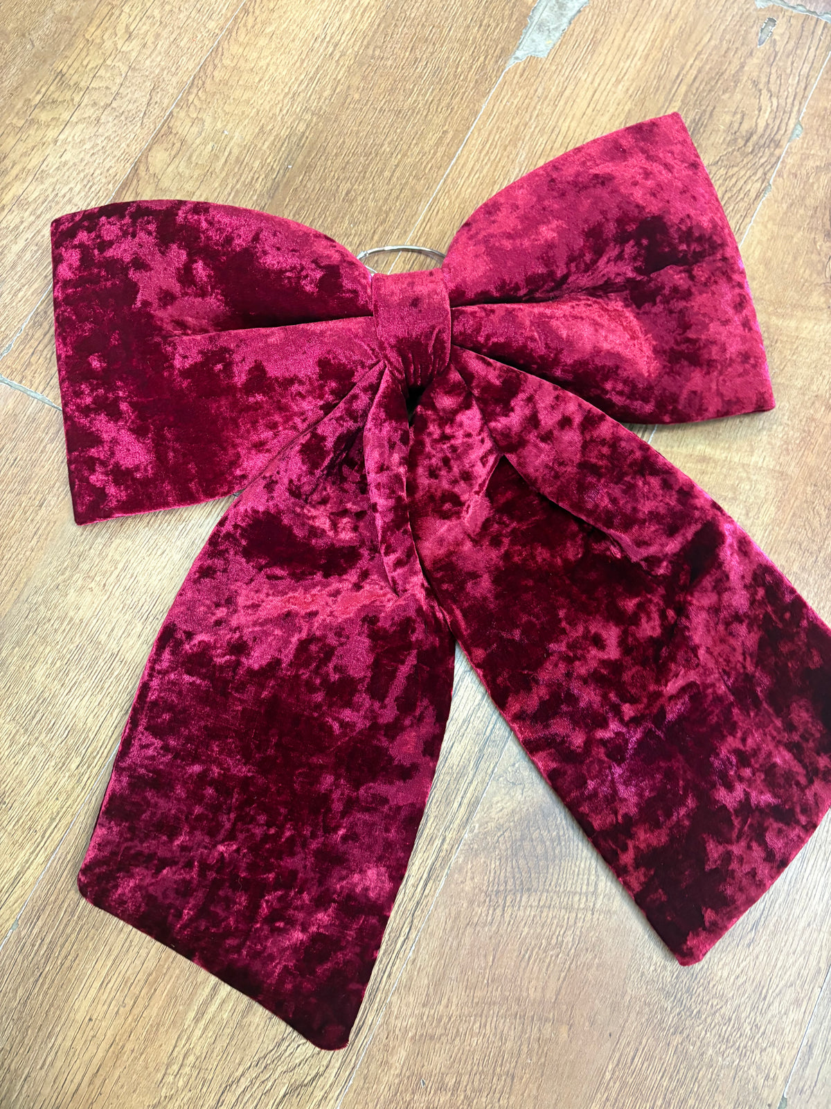 Giant 44cm Burgundy Christmas Bow