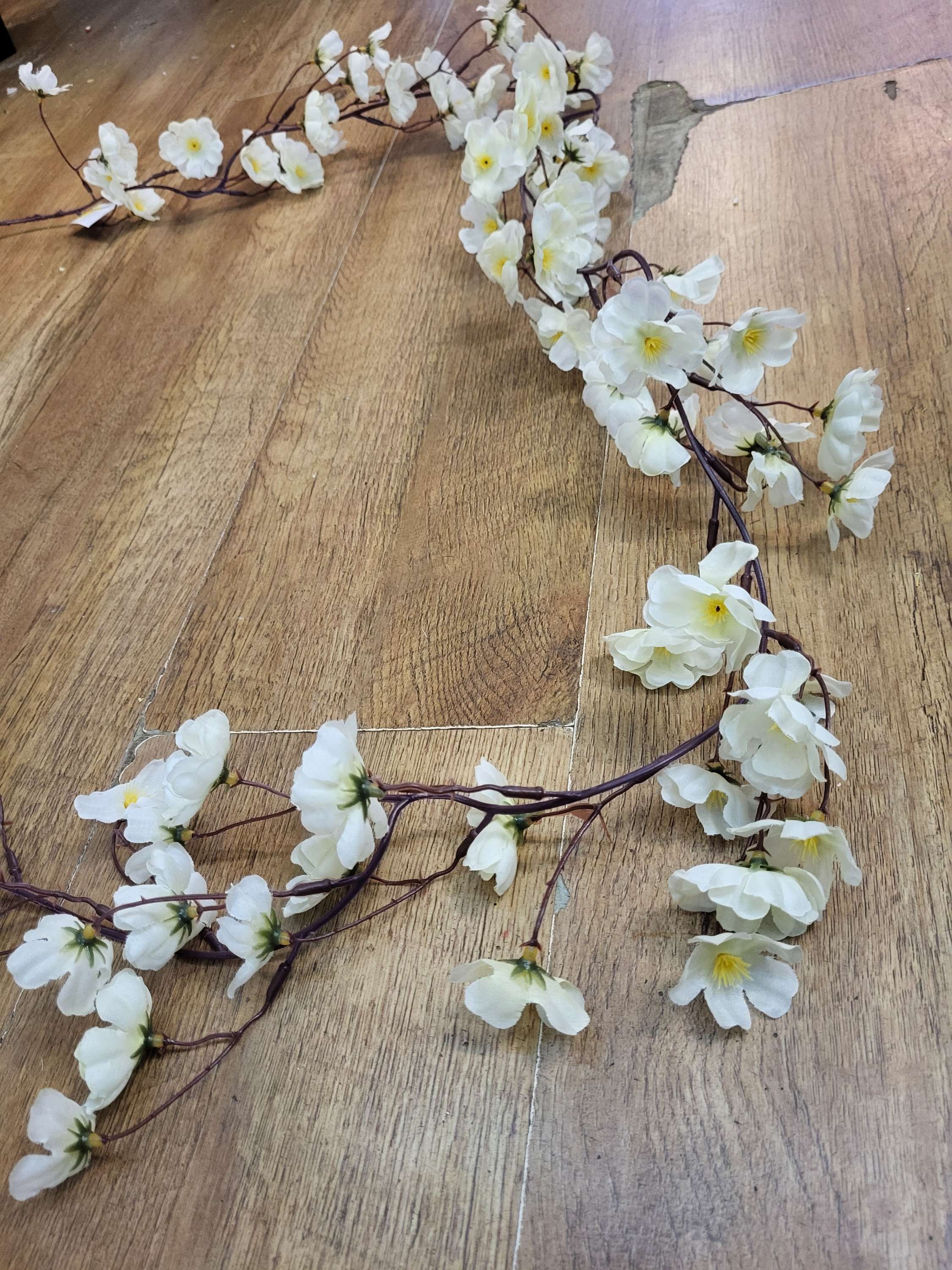 Ivory cherry blossom garland  image 0
