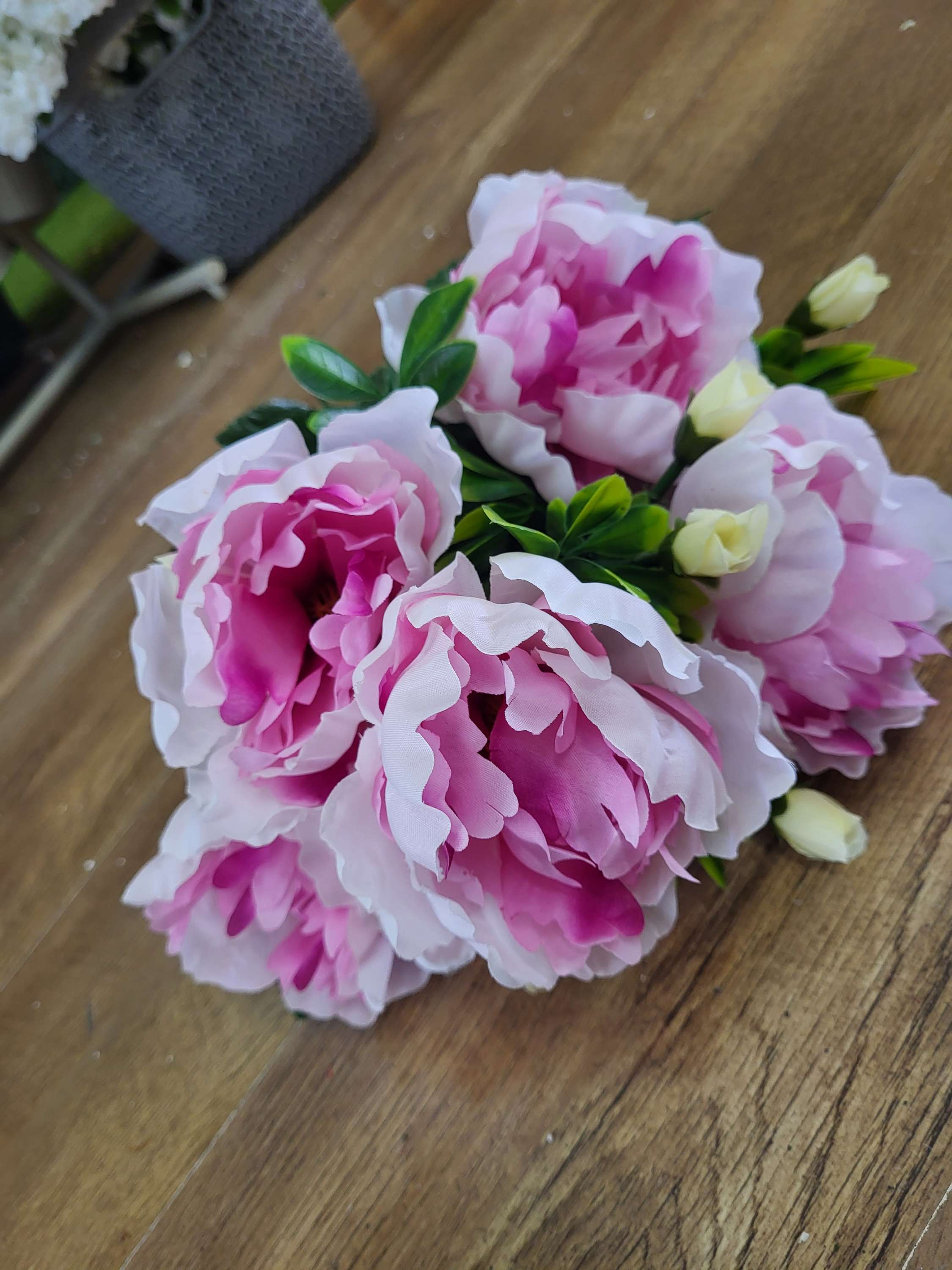 Large peony bouquet - 5 colours available image 11