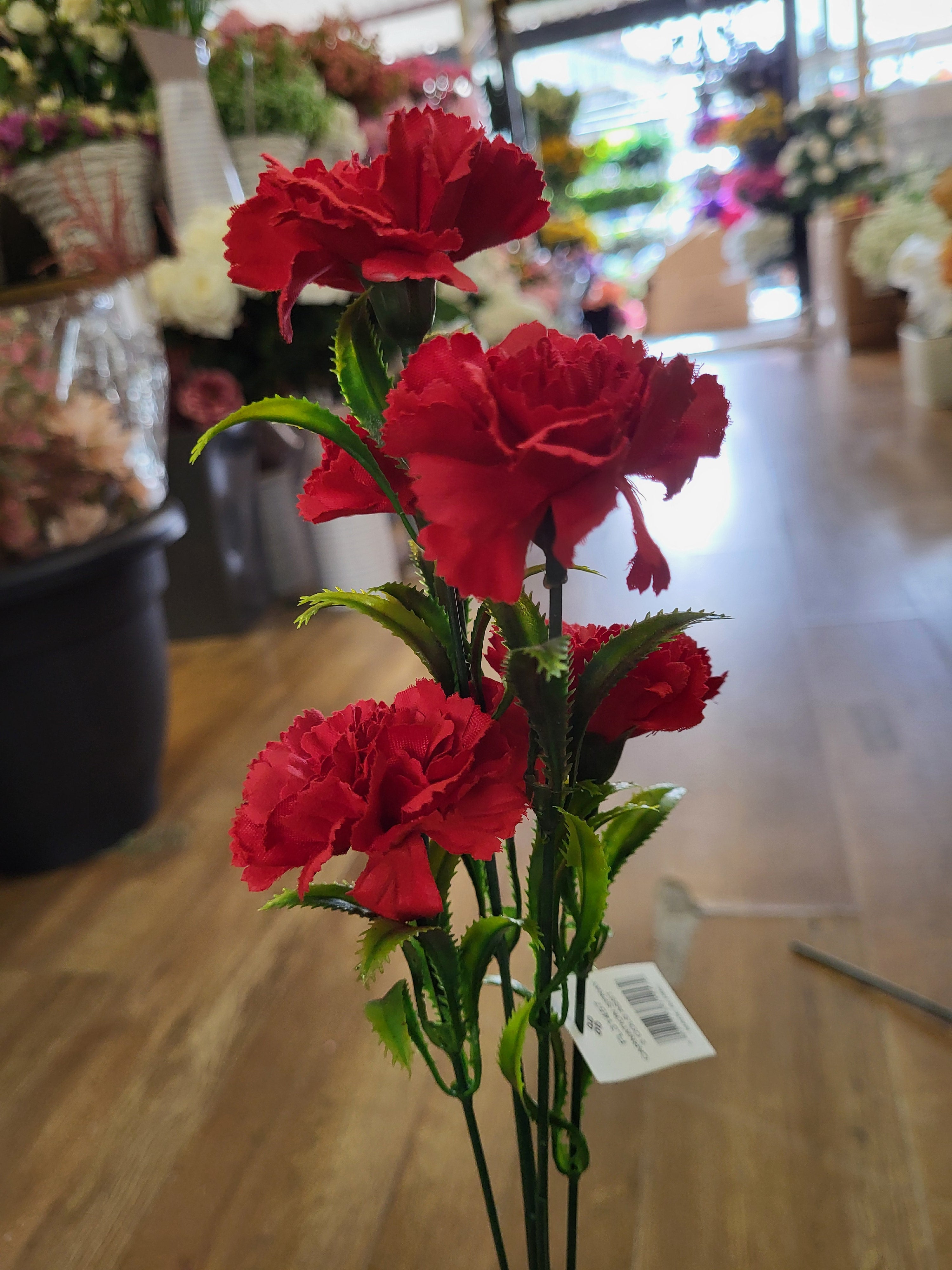 Long stem carnation spray - 6 colours available image 11
