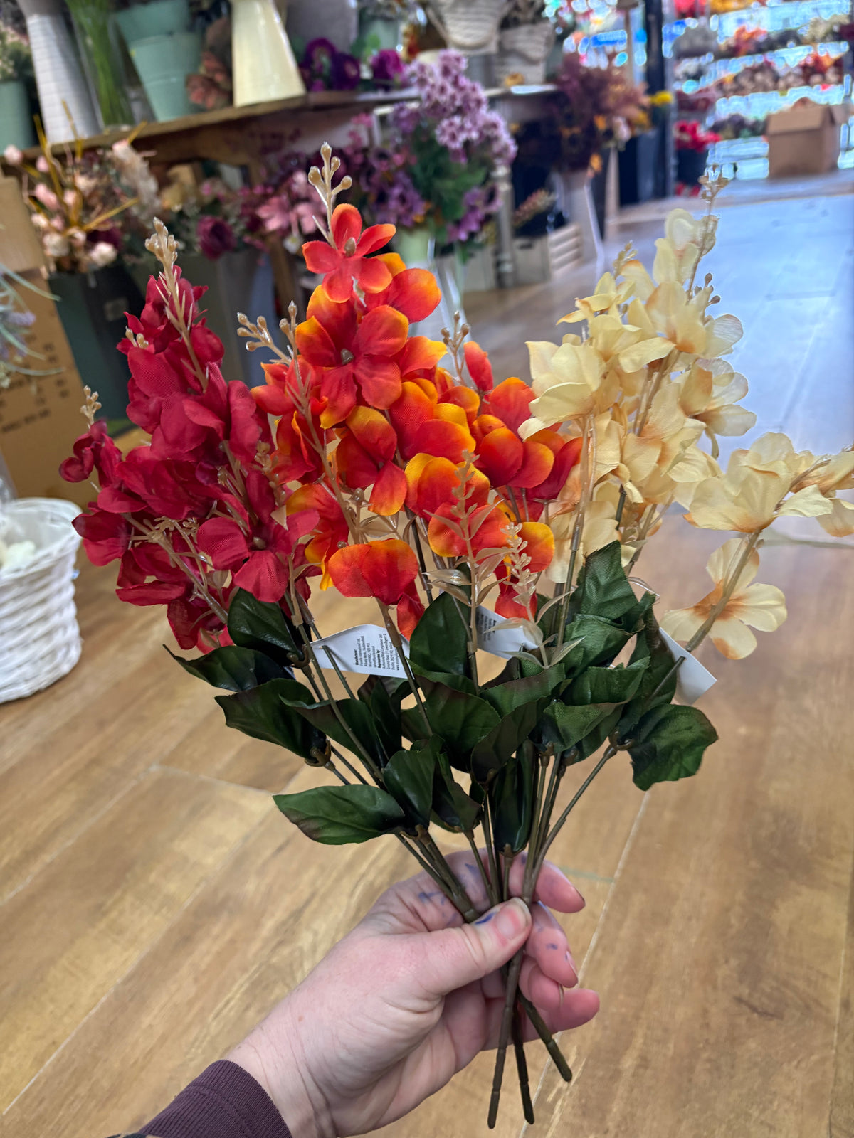 Autumn Floral bush - 3 colours available