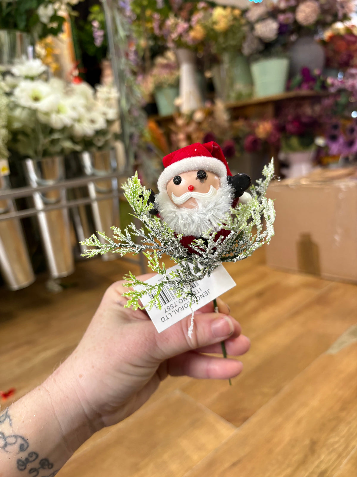 Father Christmas pick