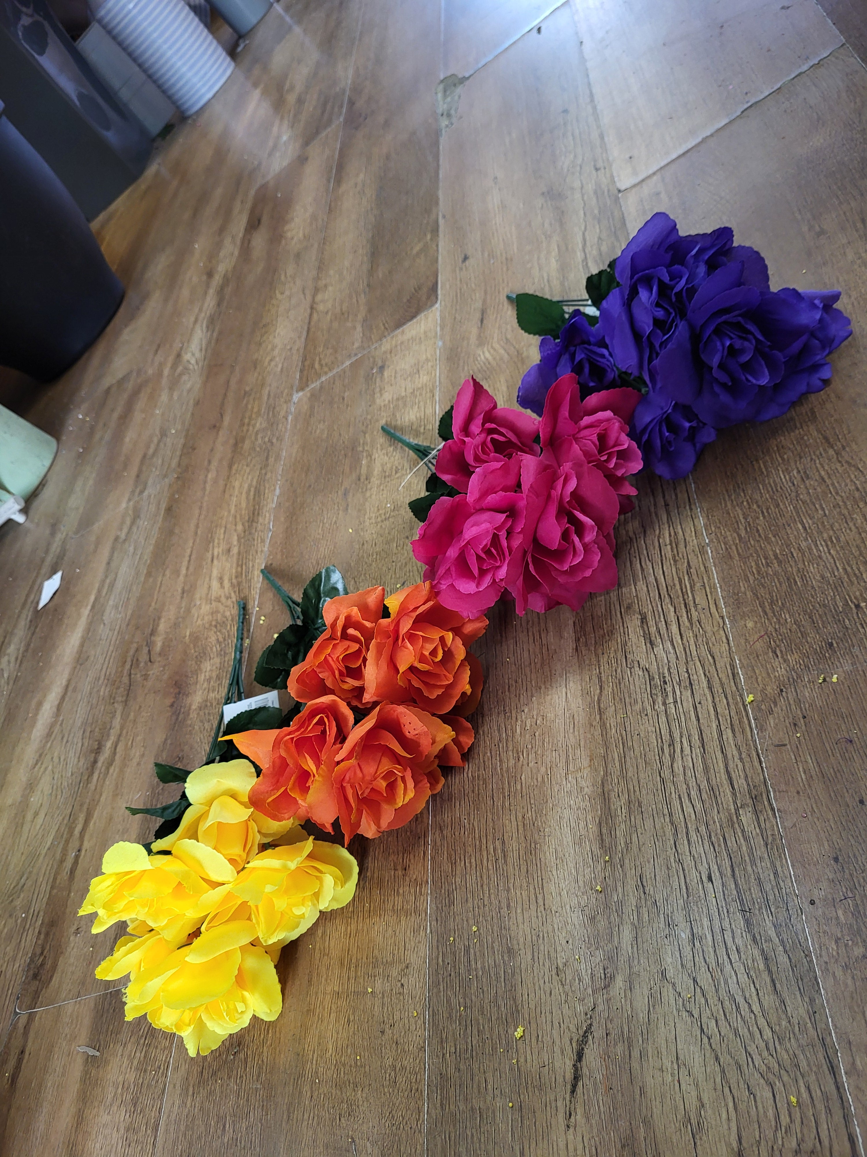 Carnival rose bunch - 4 colours available image 0