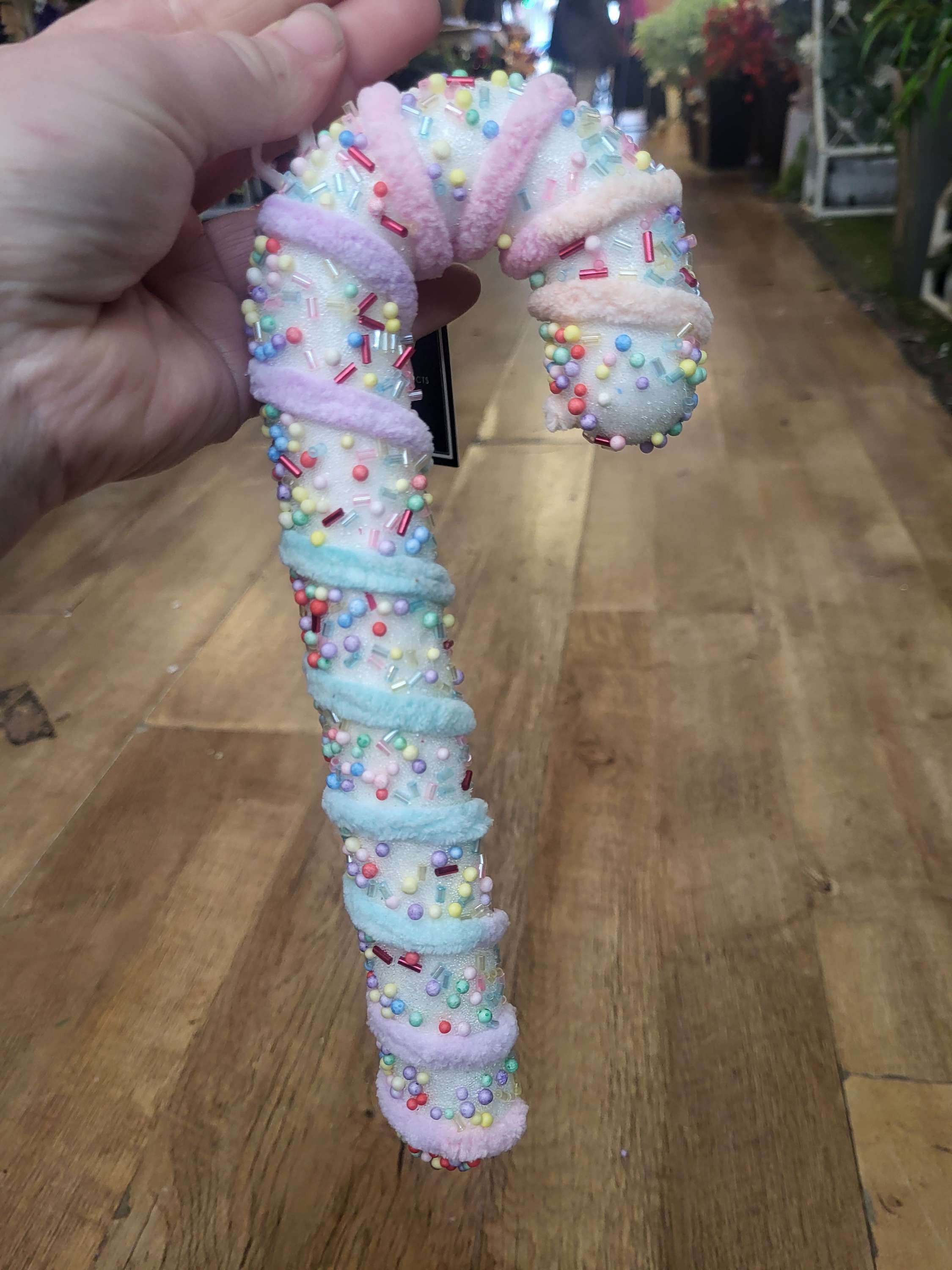26cm pastel rainbow candy cane image 3