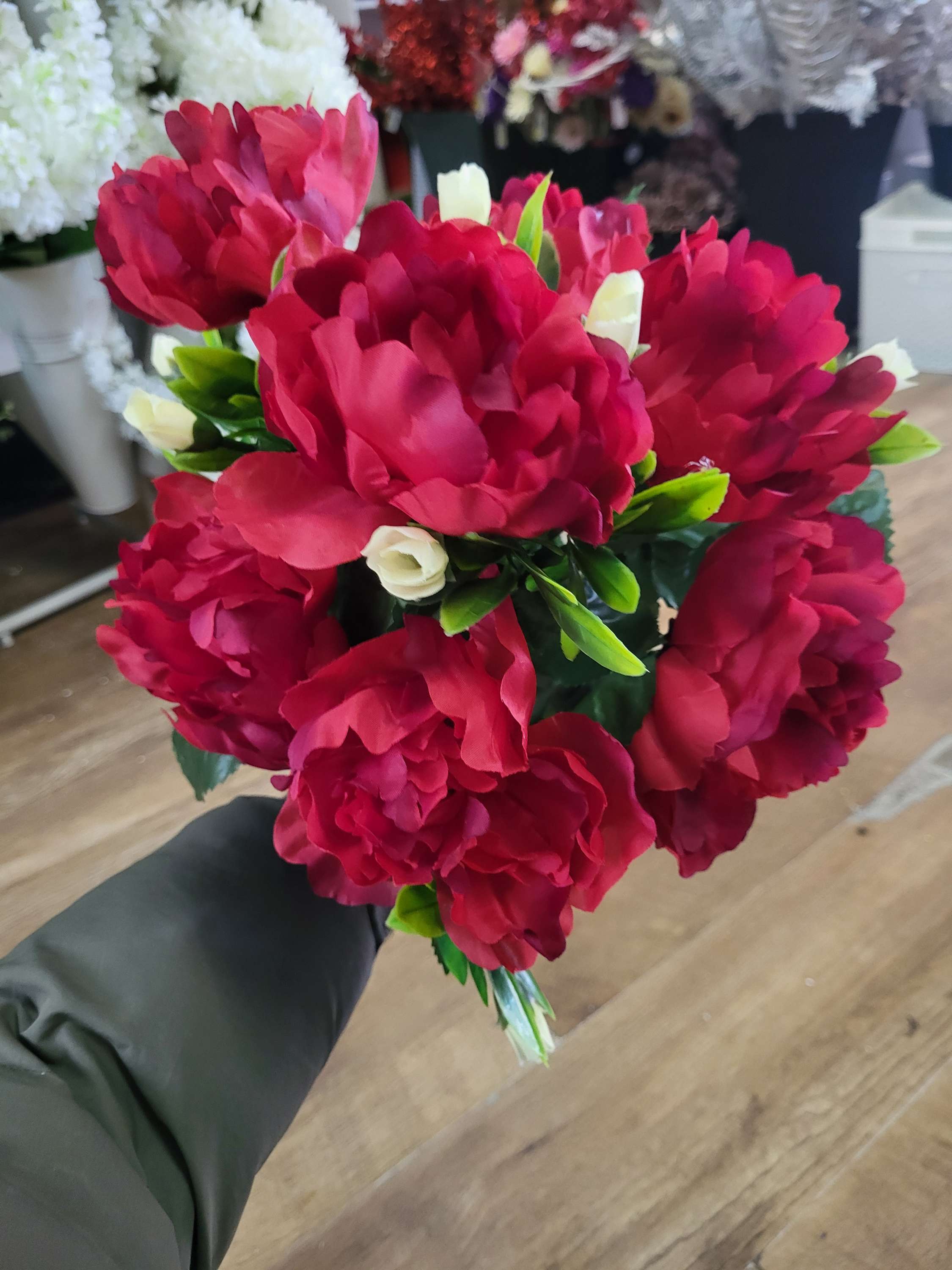 Large peony bouquet - 5 colours available image 2
