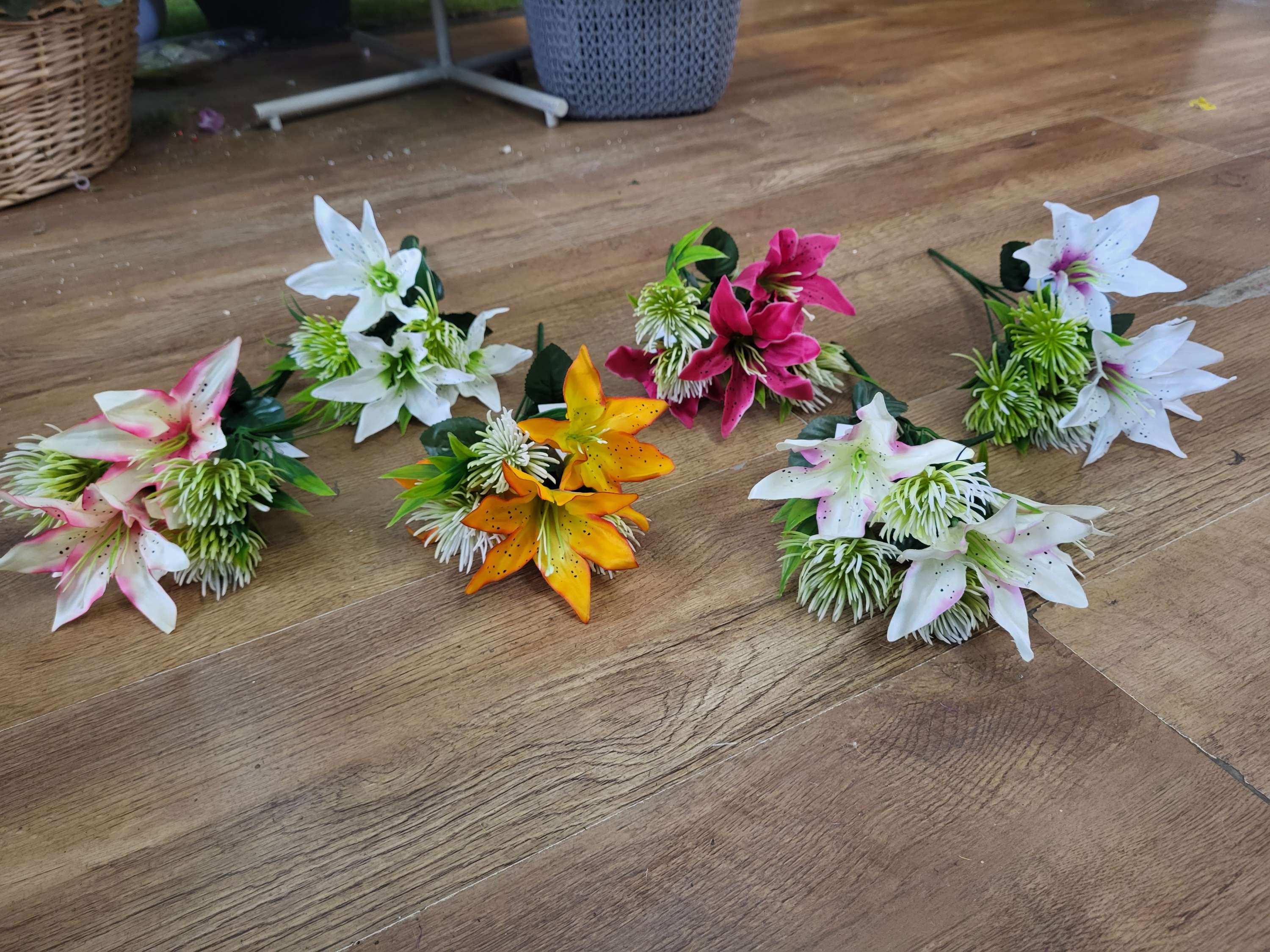 Tiger lily and allium bunch - 6 colours available image 0