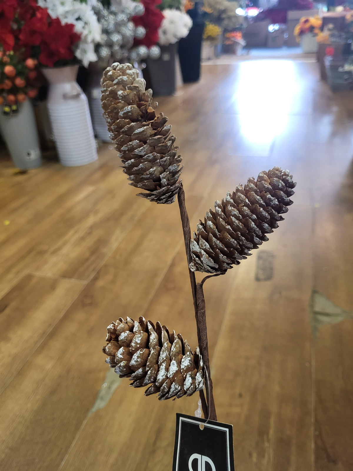 38cm frosted cone pick image 2