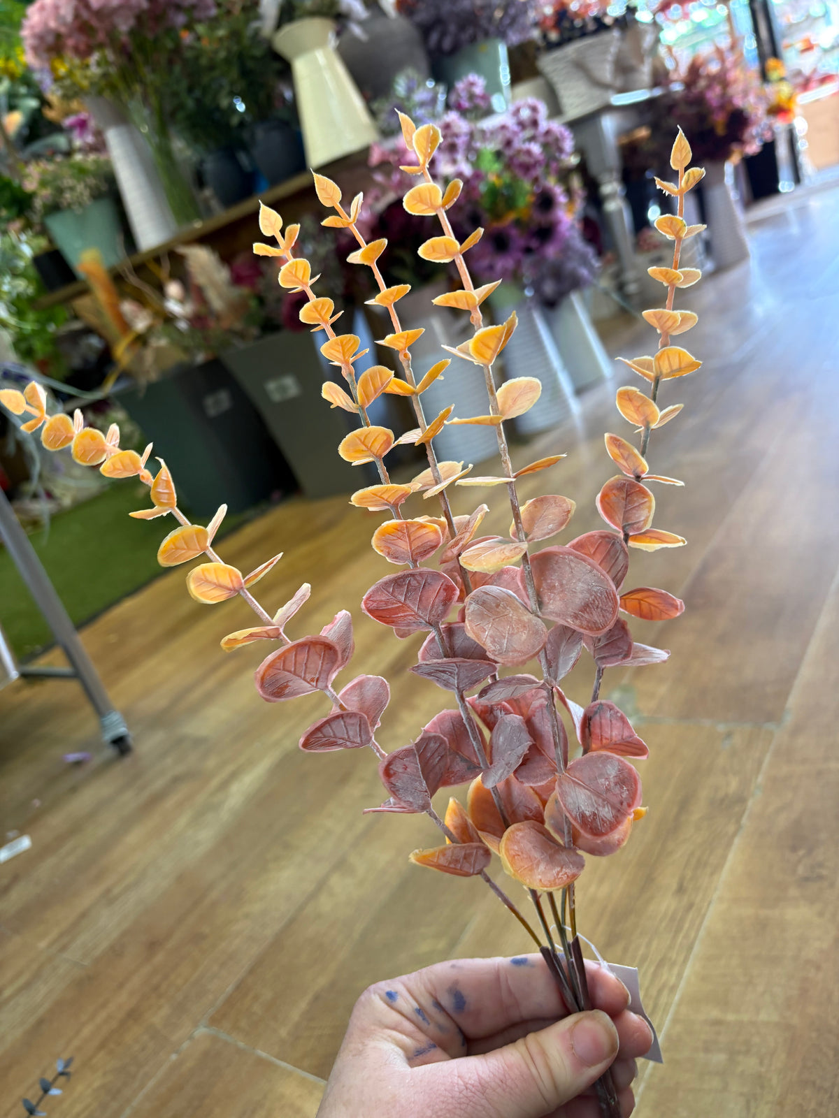 Dusted Autumnal eucalyptus bunch - 3 colours available