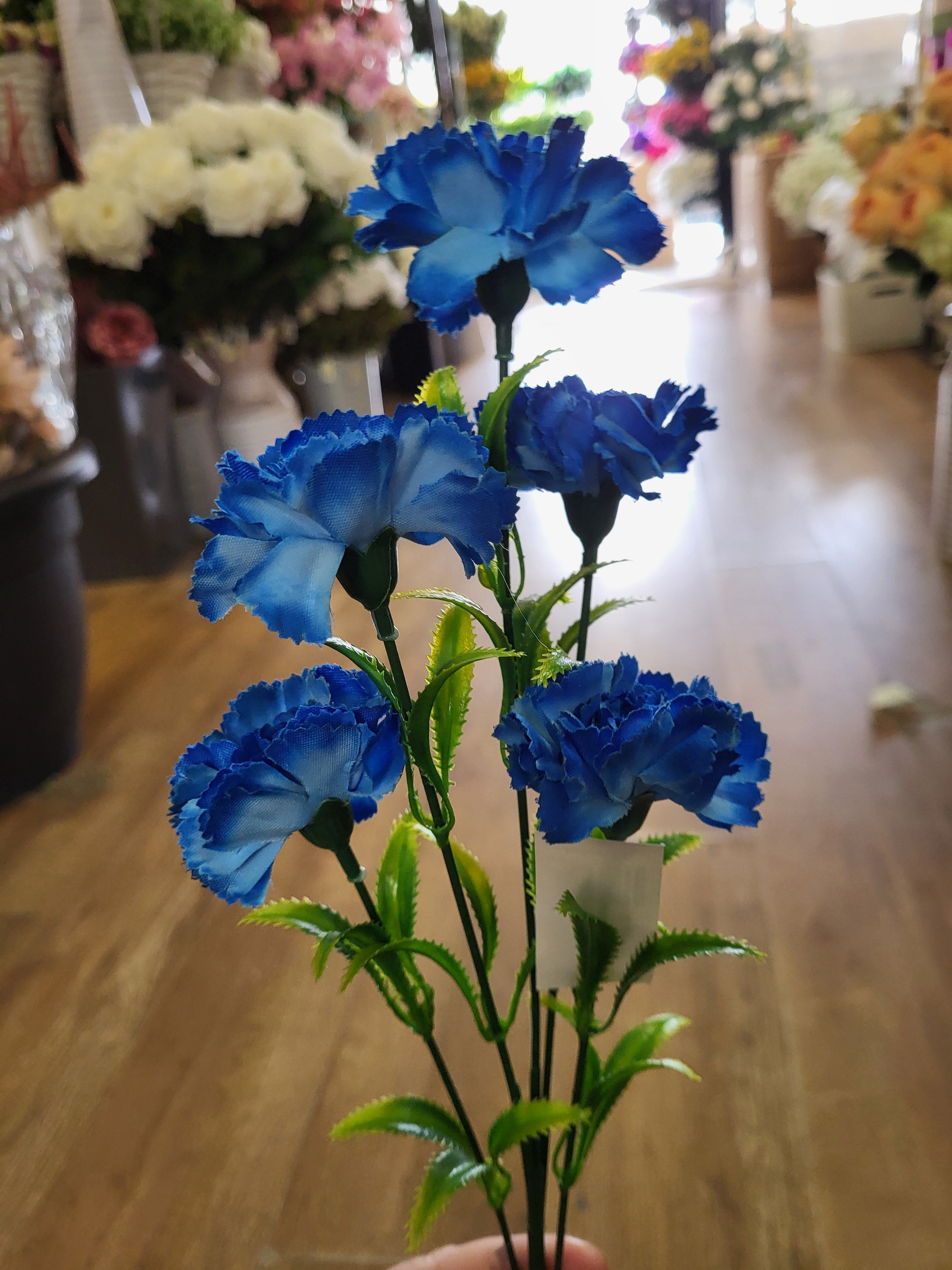 Long stem carnation spray - 6 colours available image 7