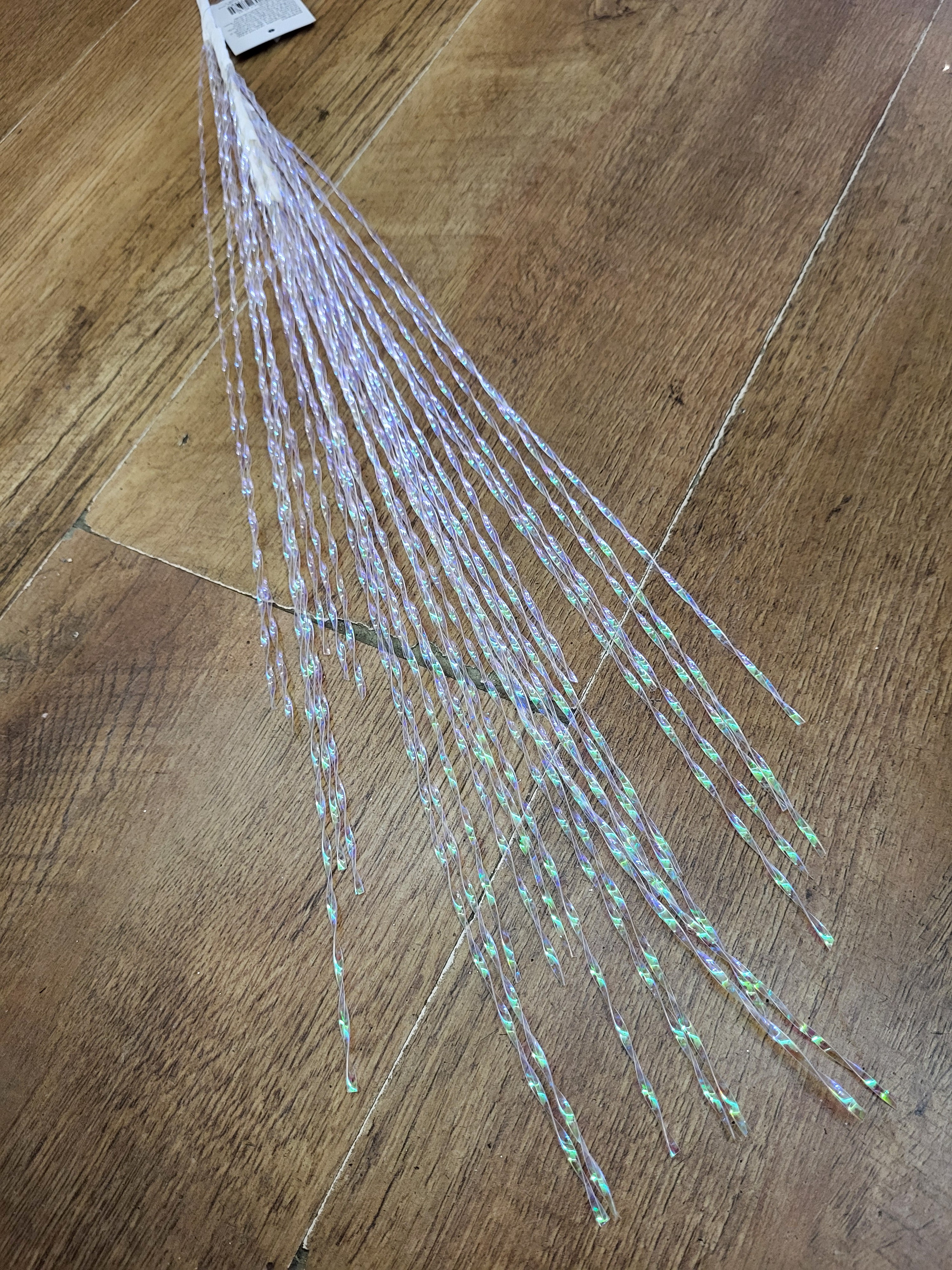 70cm iridescent twirl spray - 2 colours available image 1