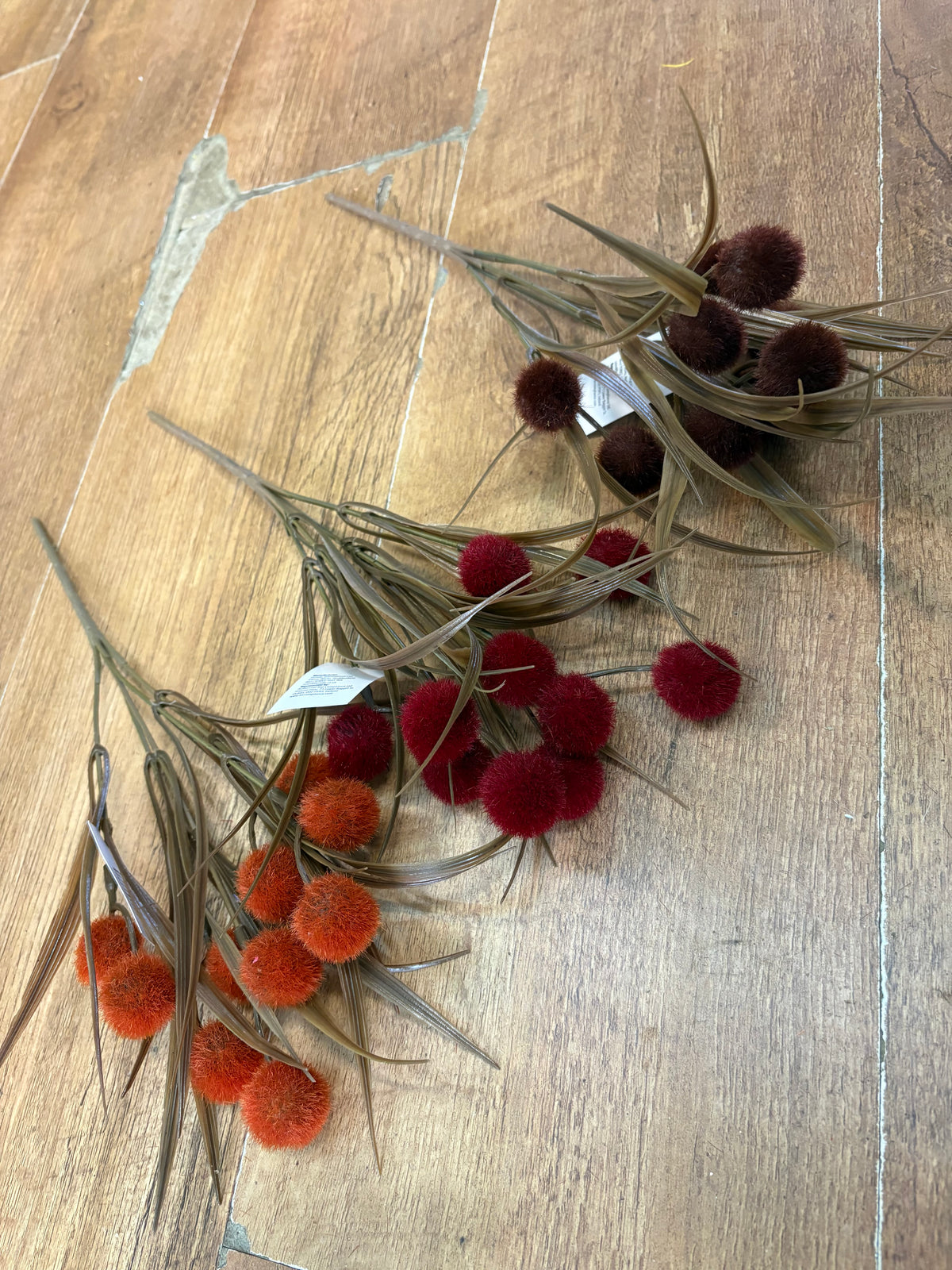 Fluffy ball Pom bush - 3 colours available