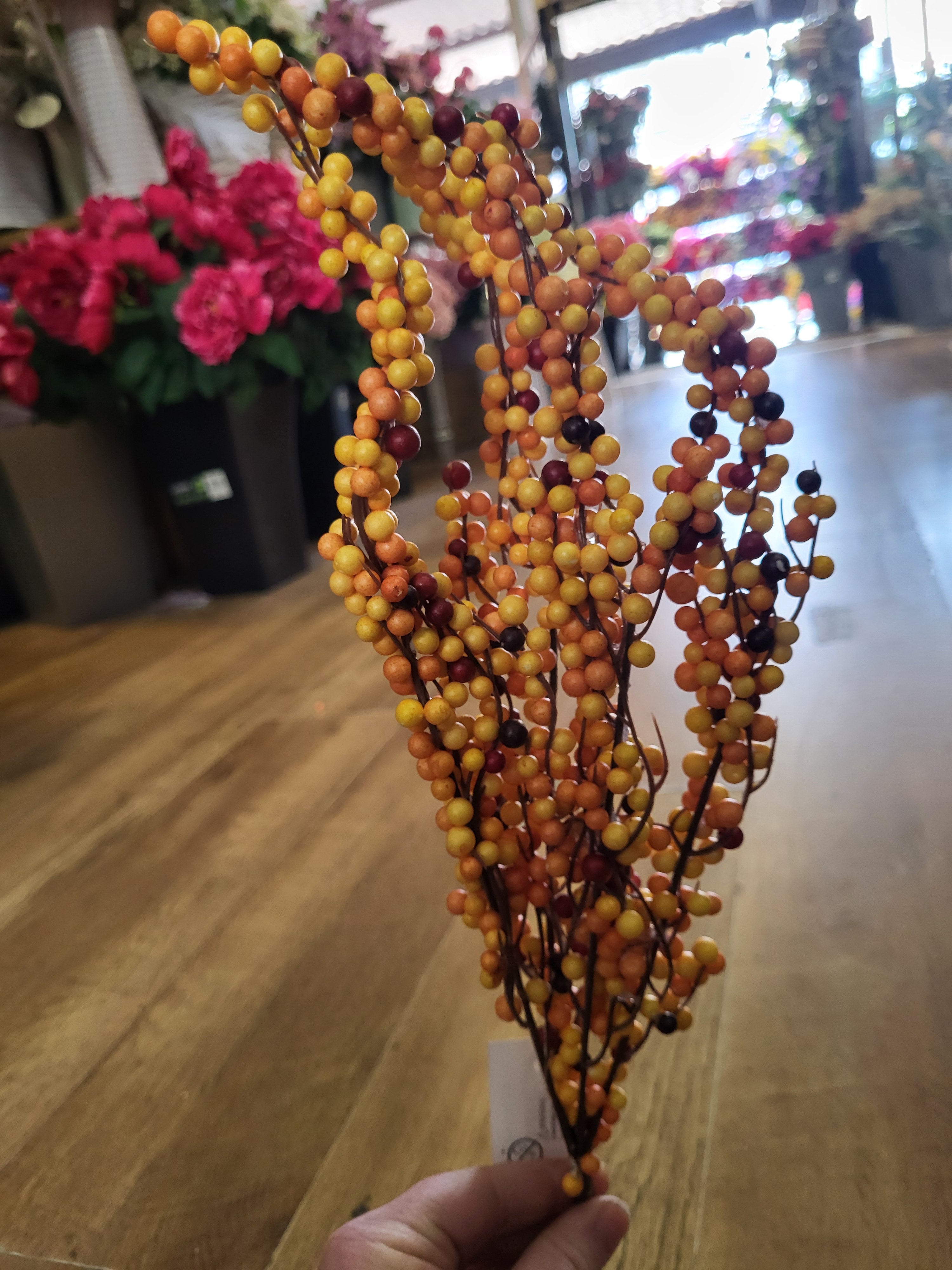 Autumnal berry branch - 3 colours available image 4