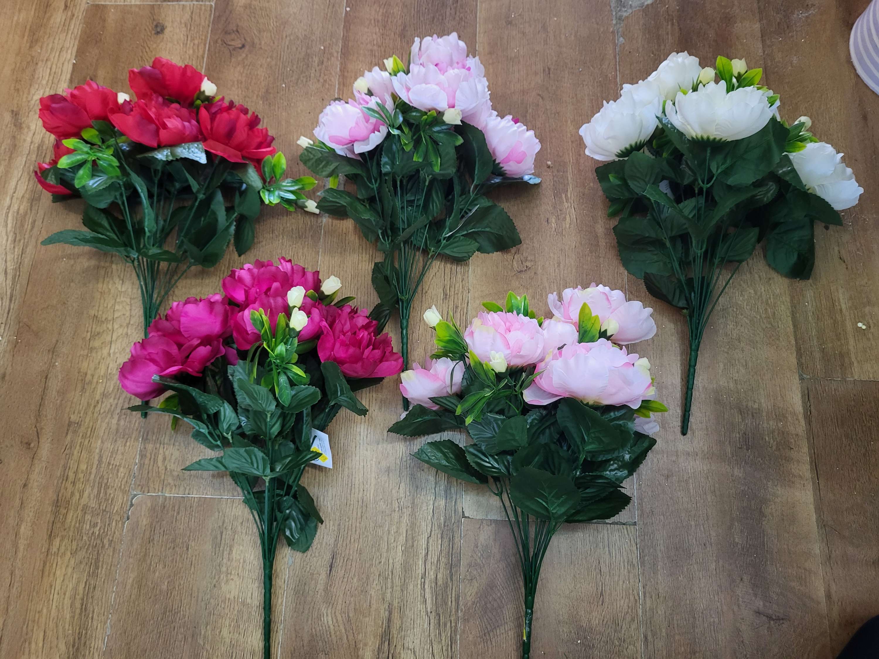 Large peony bouquet - 5 colours available image 1