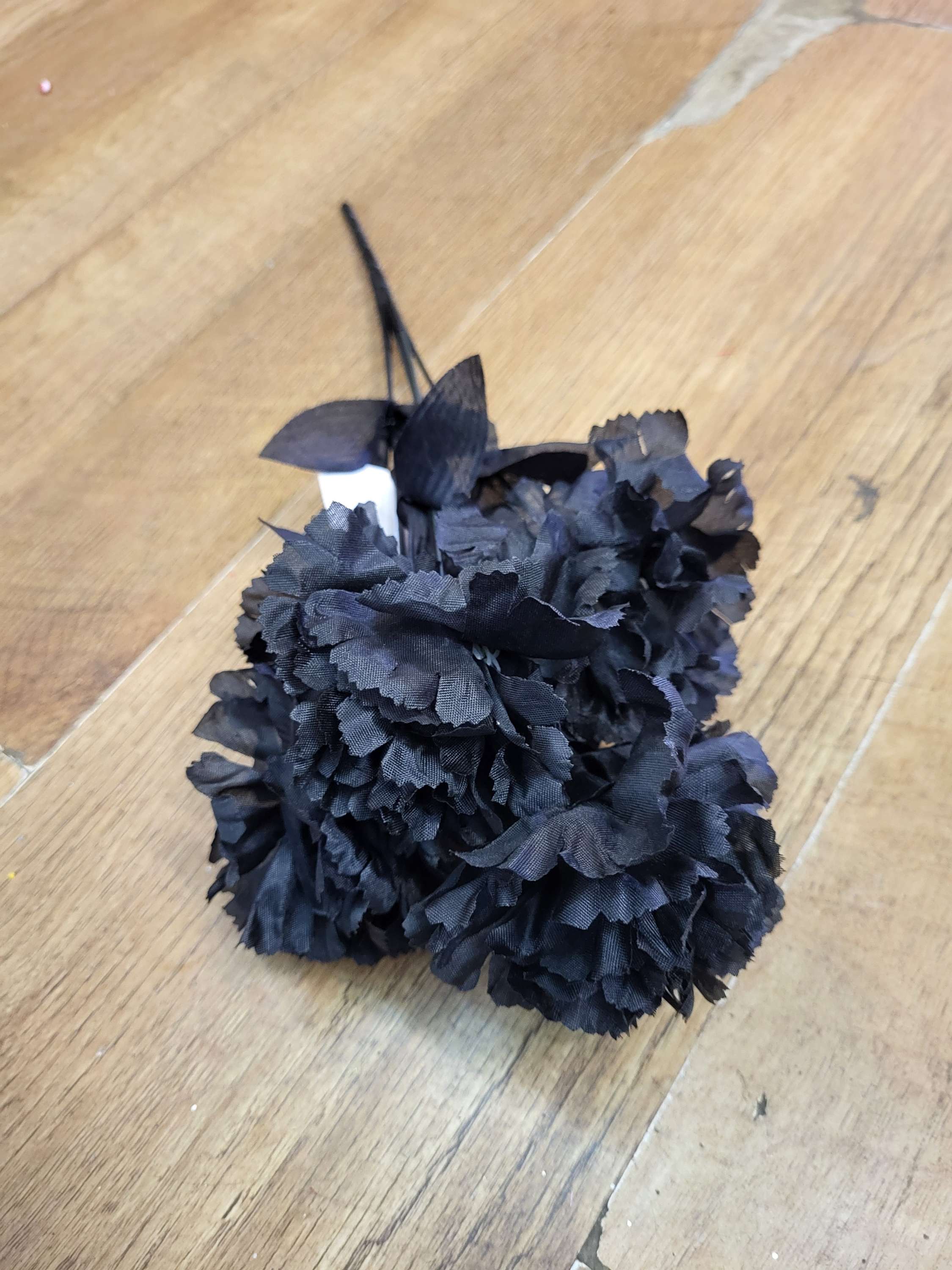 Black flowers  - 4 styles available image 2