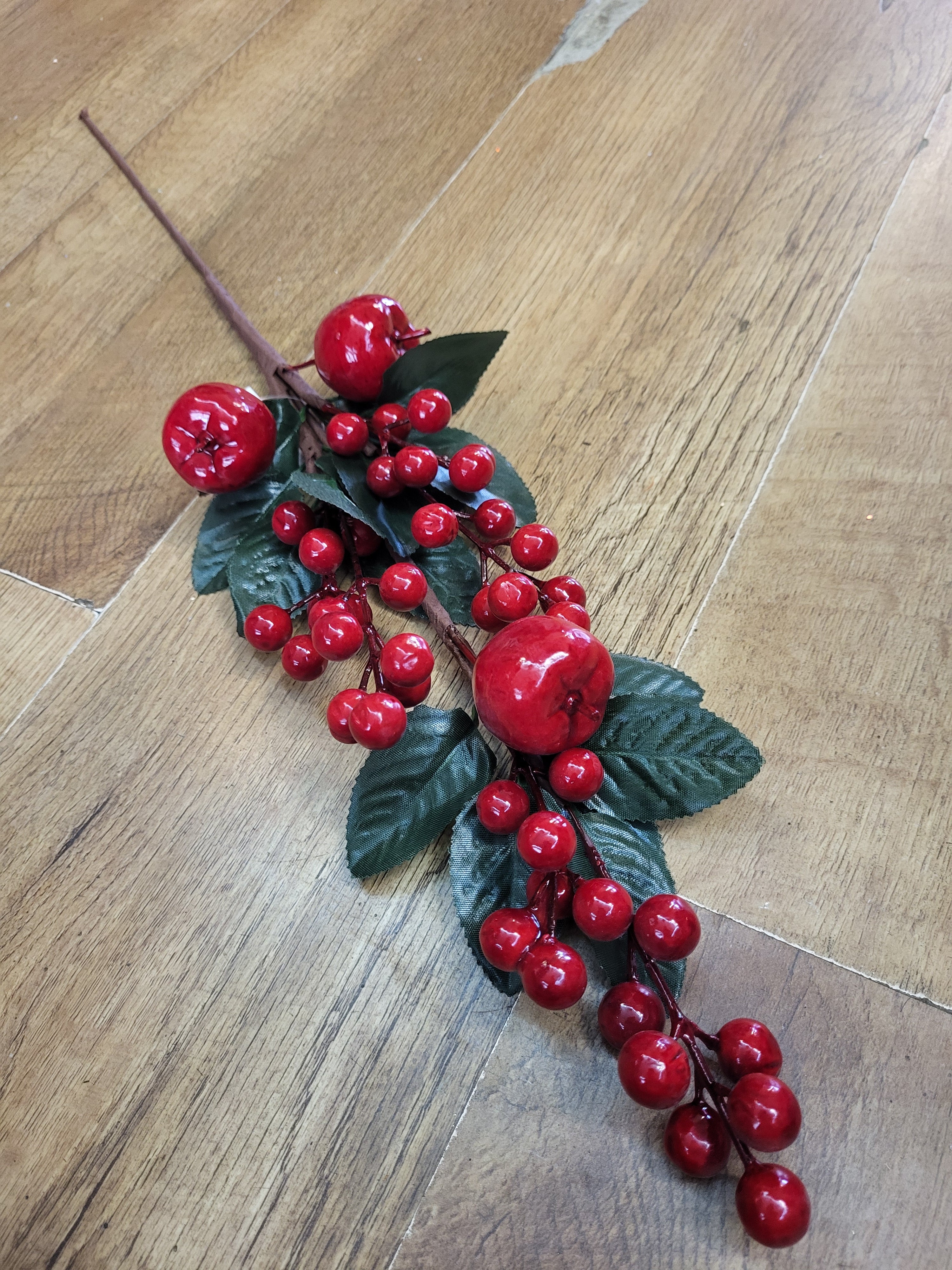 Bundle of 3 Long stem apples and berries sprays image 2