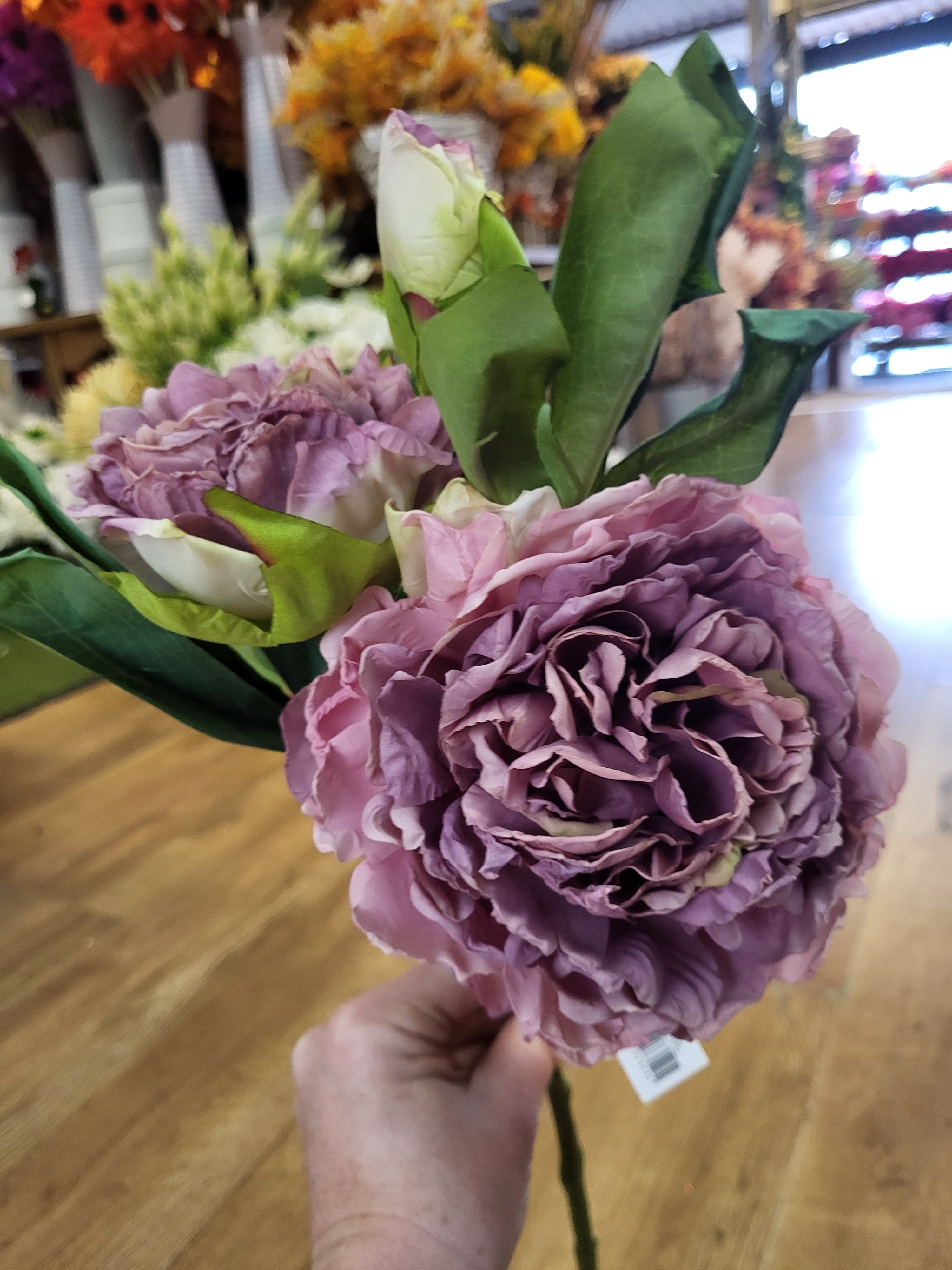 Dried inspired Vintage Mauve Eleanor peony  image 3