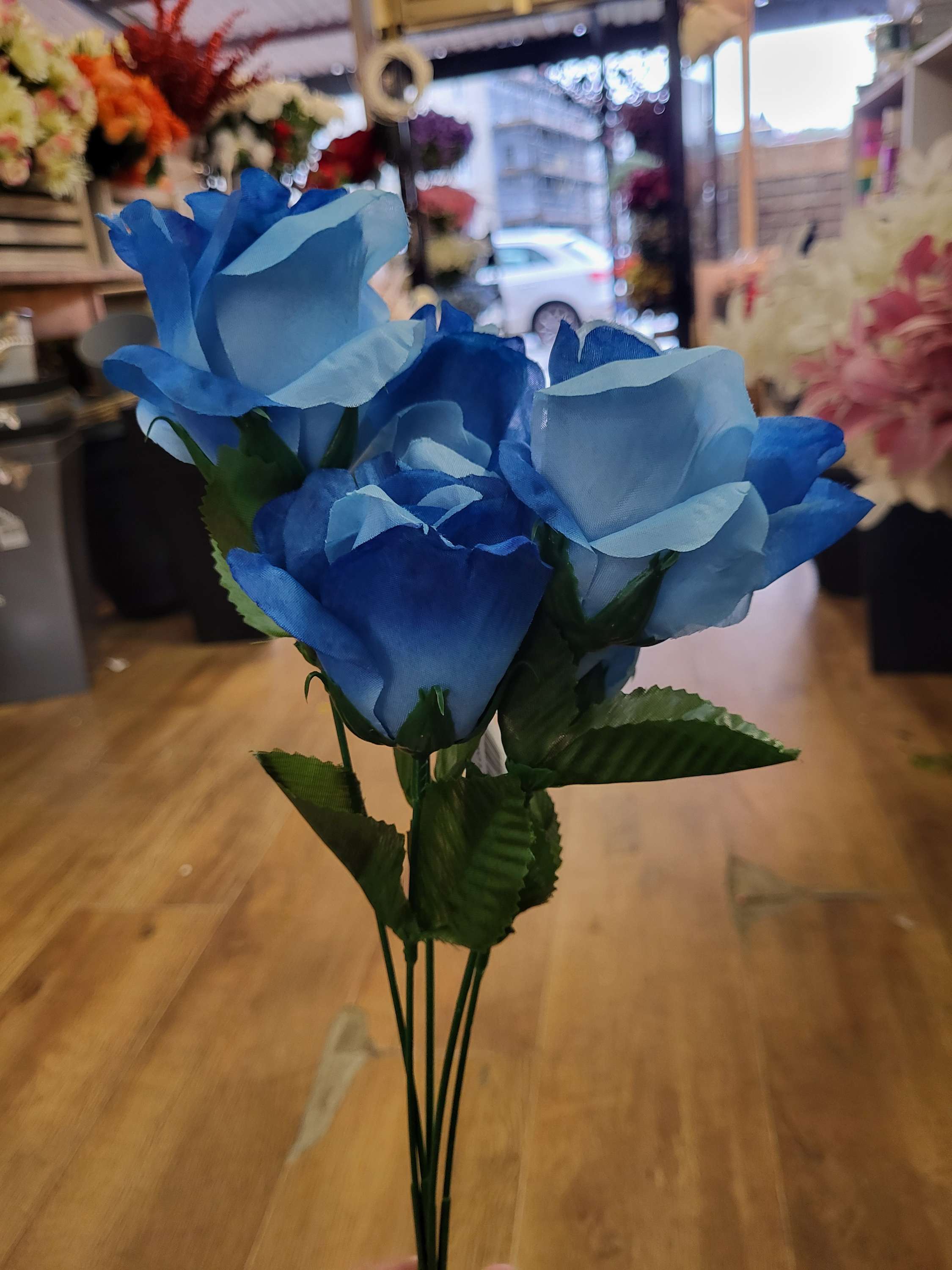 Blue flowers  - 4 styles available image 5