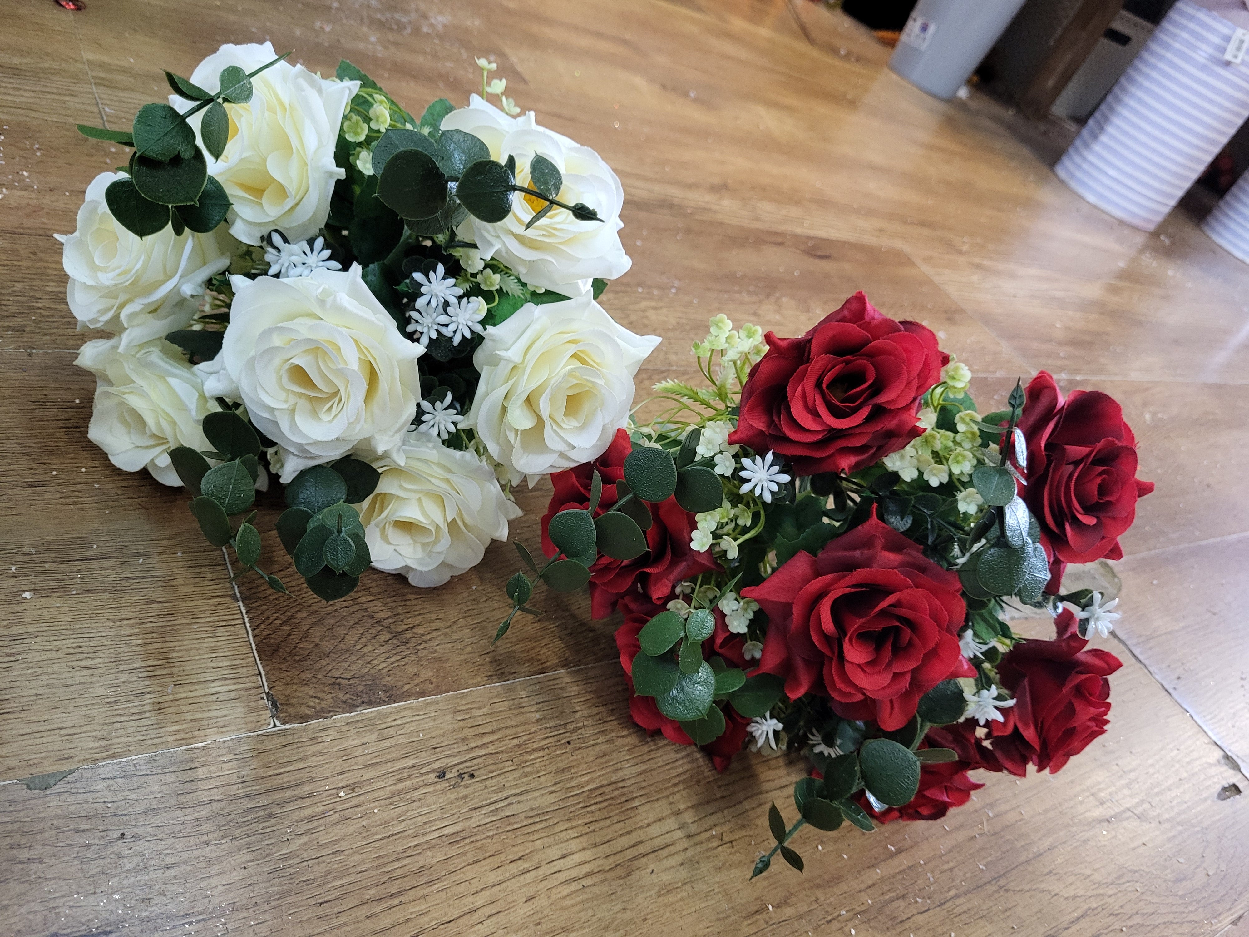 Rose and eucalyptus bouquet - 2 colours available image 11
