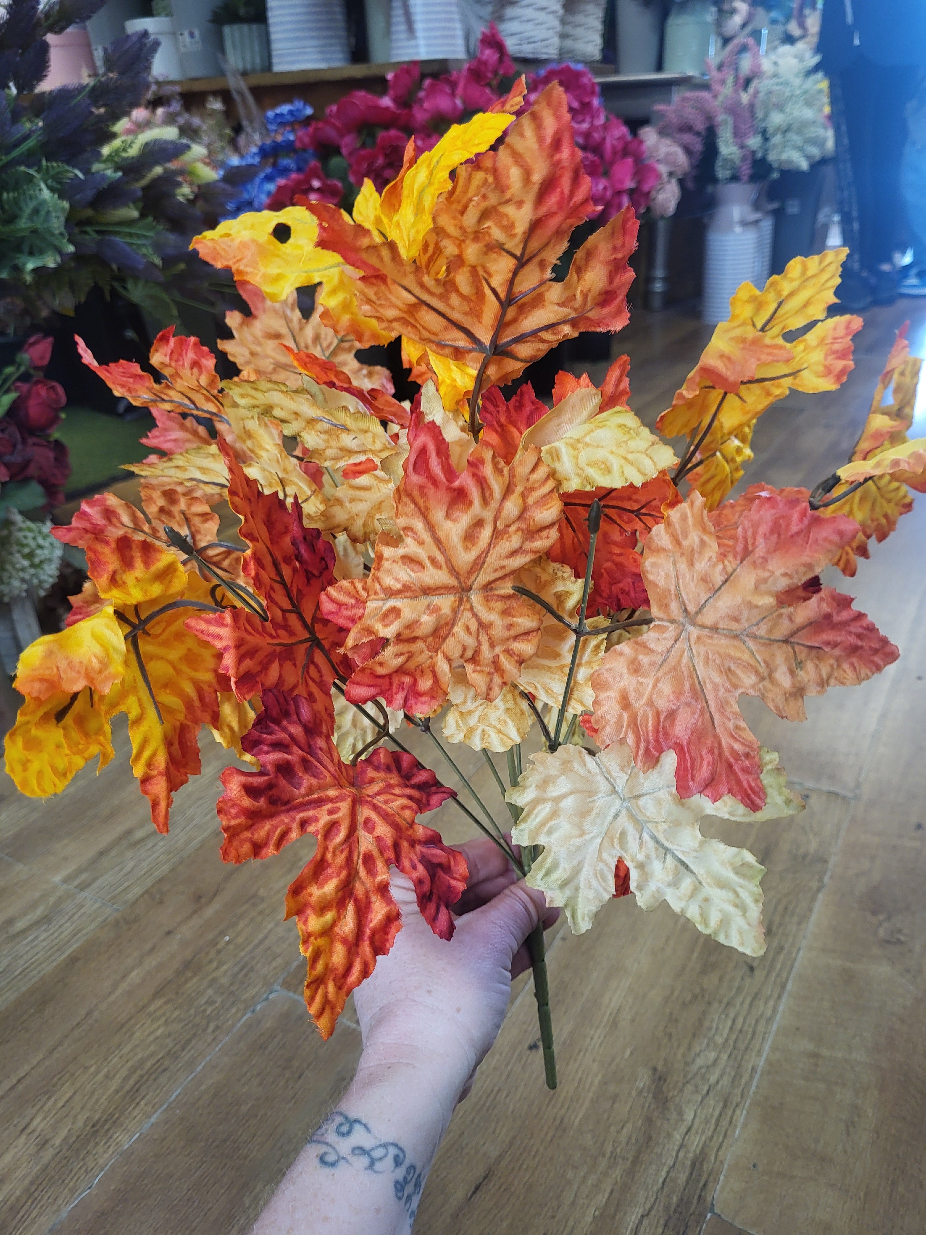 Big bunch of Autumn Maple leaf  image 1