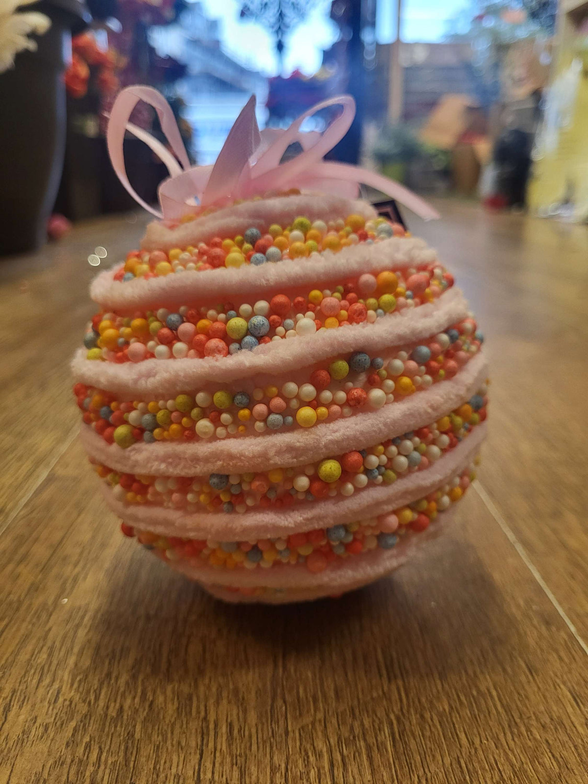 Small sprinkled hanging candy bauble  image 3