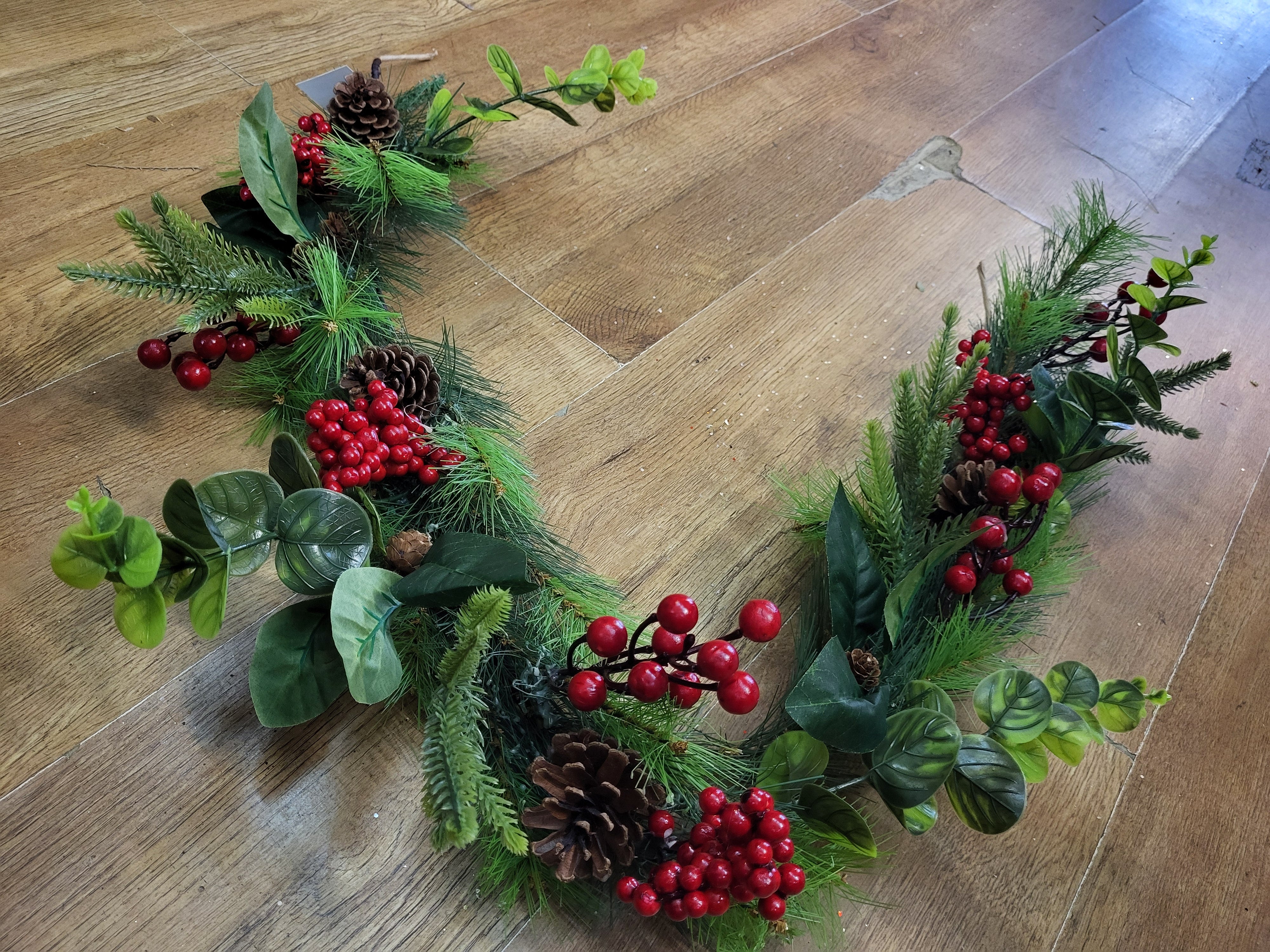 Bundle of our woodland eucalyptus and berries garland and wreath  image 7