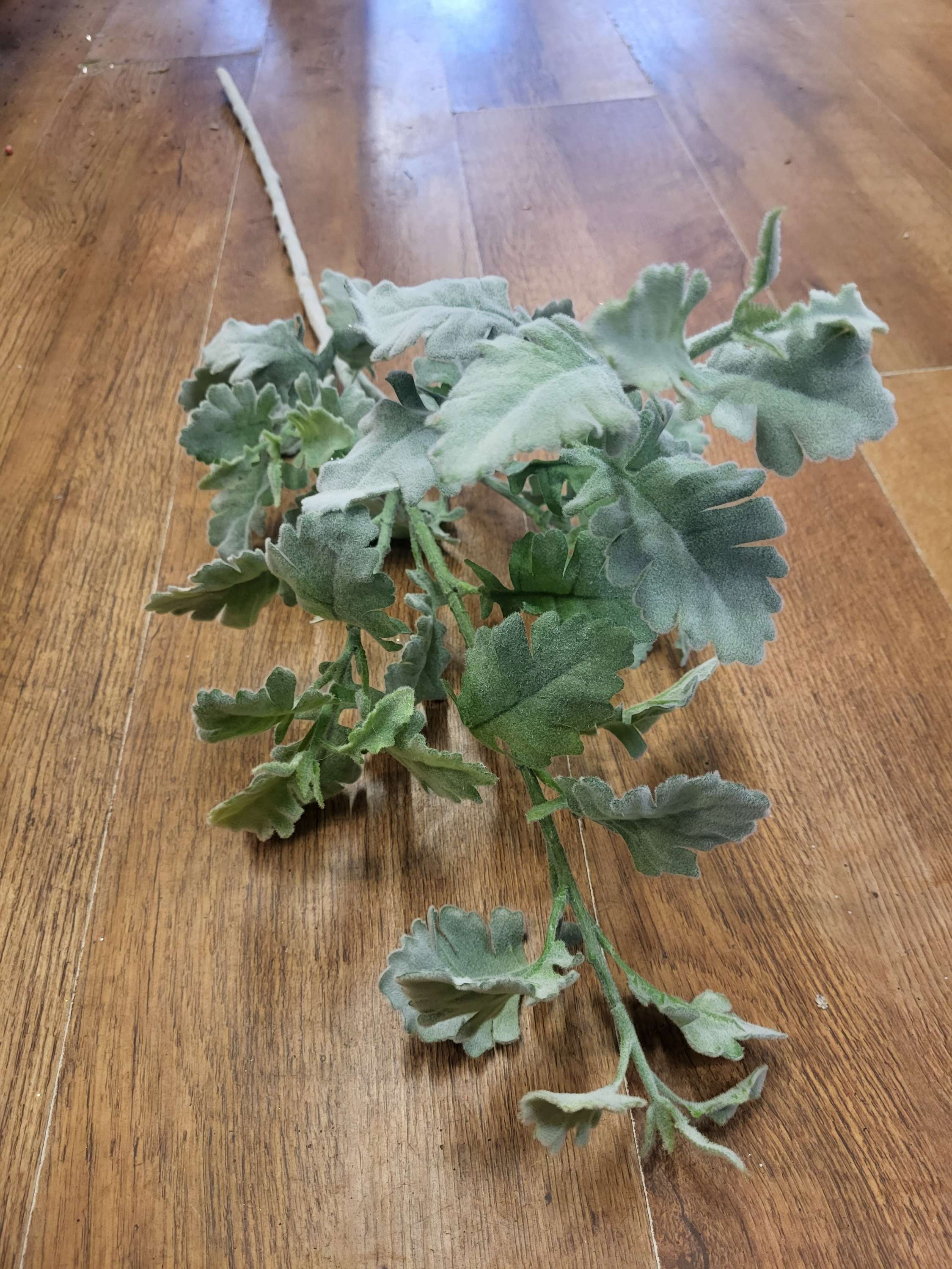 Approx 105cm flocked winter foliage image 11