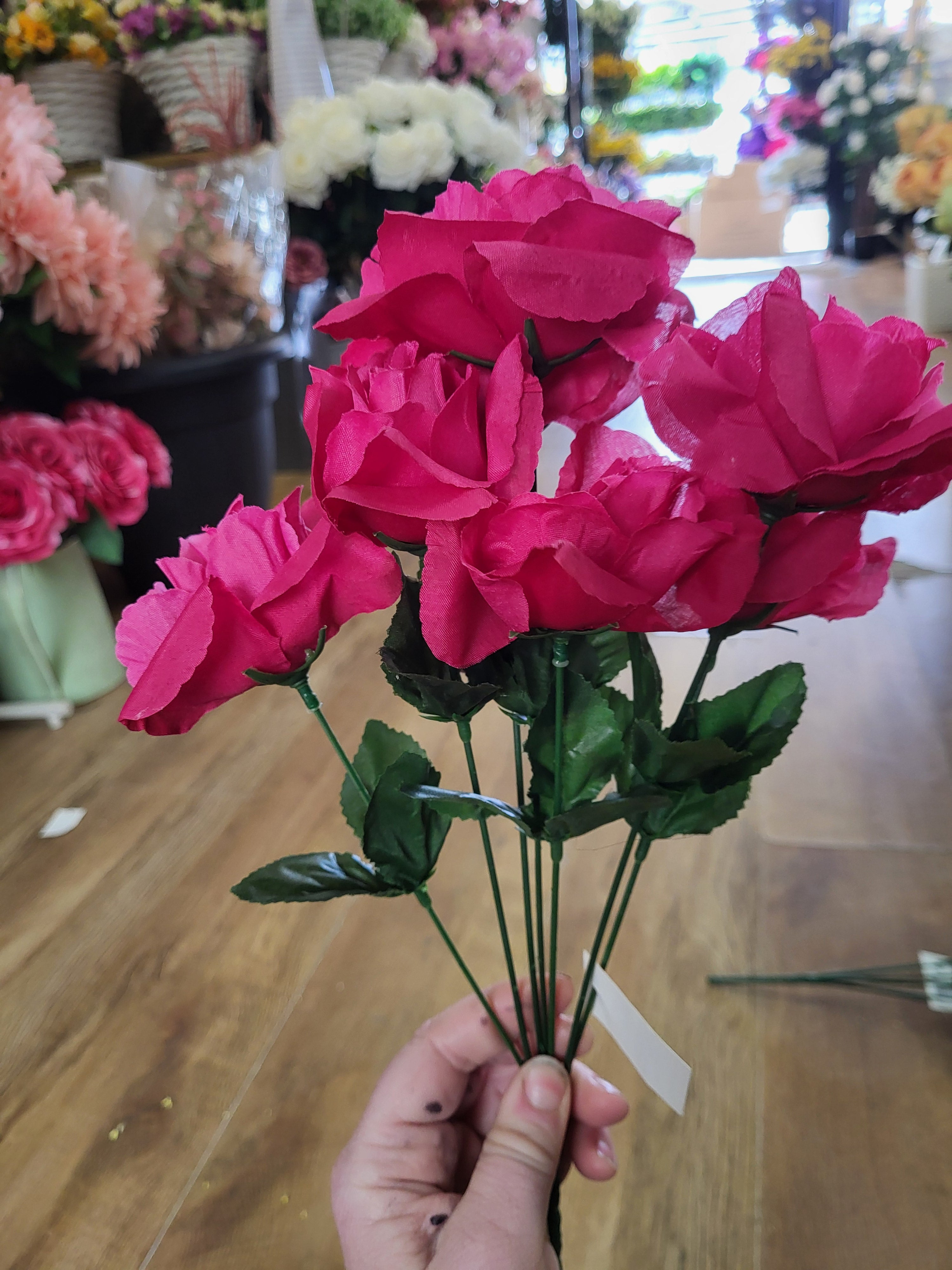 Carnival rose bunch - 4 colours available image 6