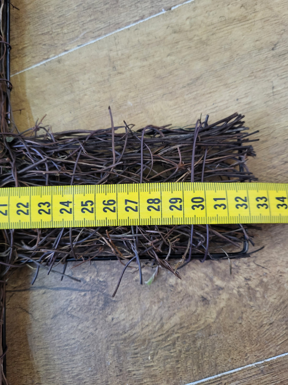 Grapevine cross base - approx 32cm w x 46cm l image 3
