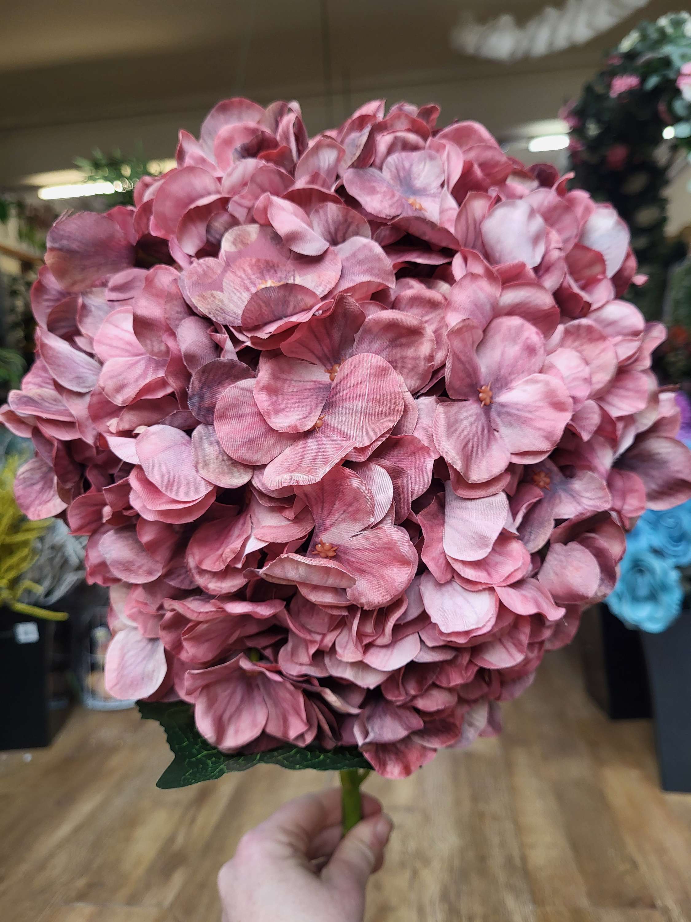 Giant head vintage rose premium hydrangea  image 3