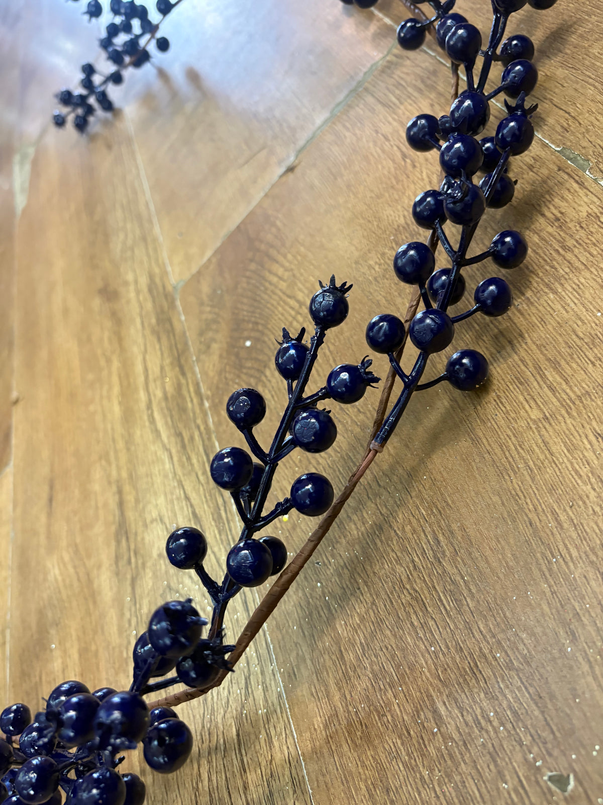 150cm blue berry garland