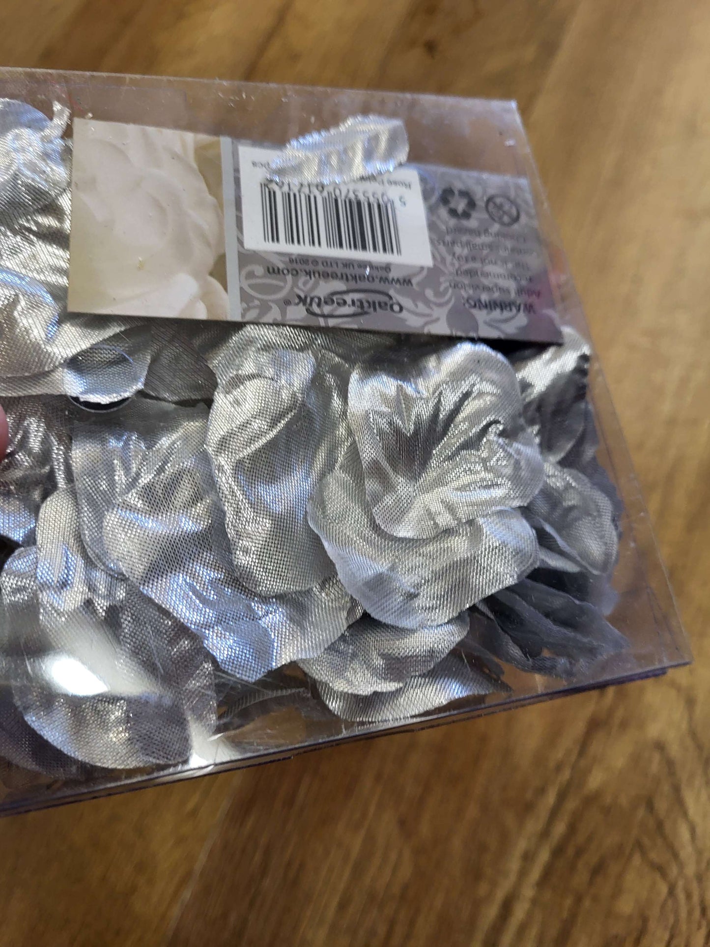 Silver rose petals image 1