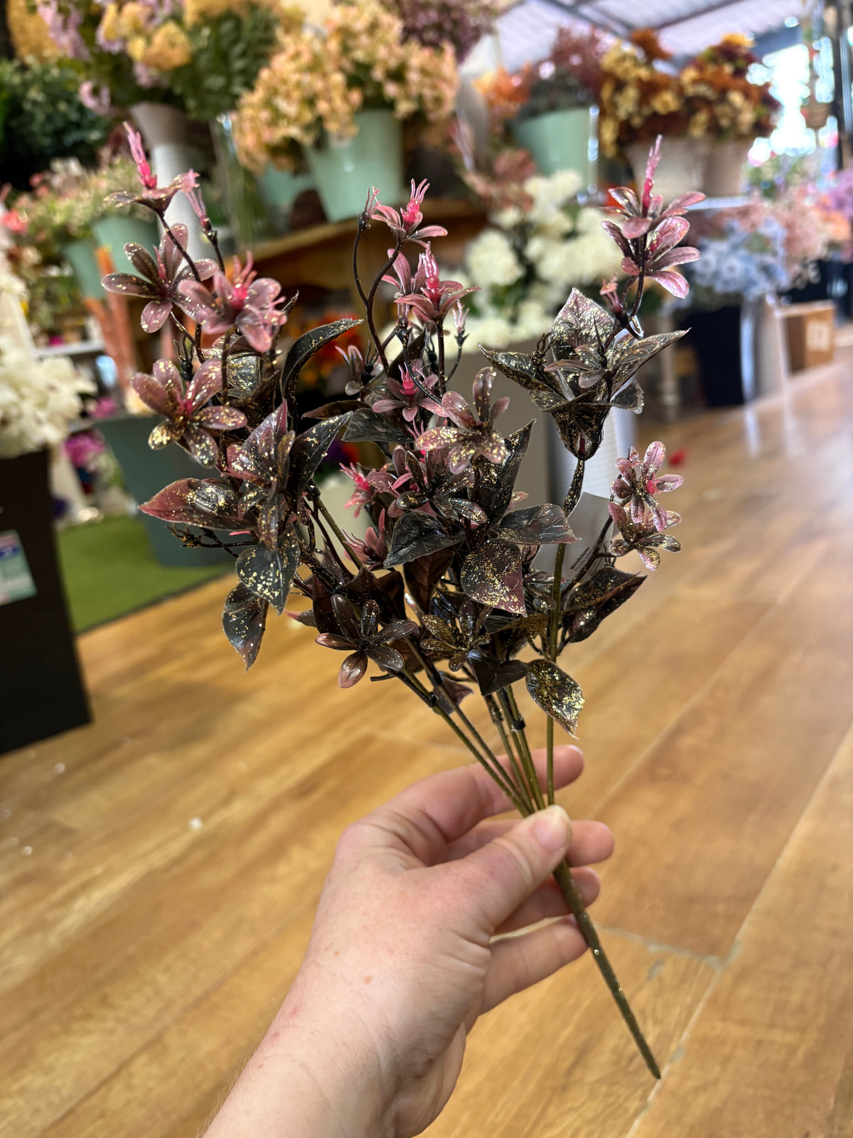 Autumn glitter foliage bush - 4 colours available