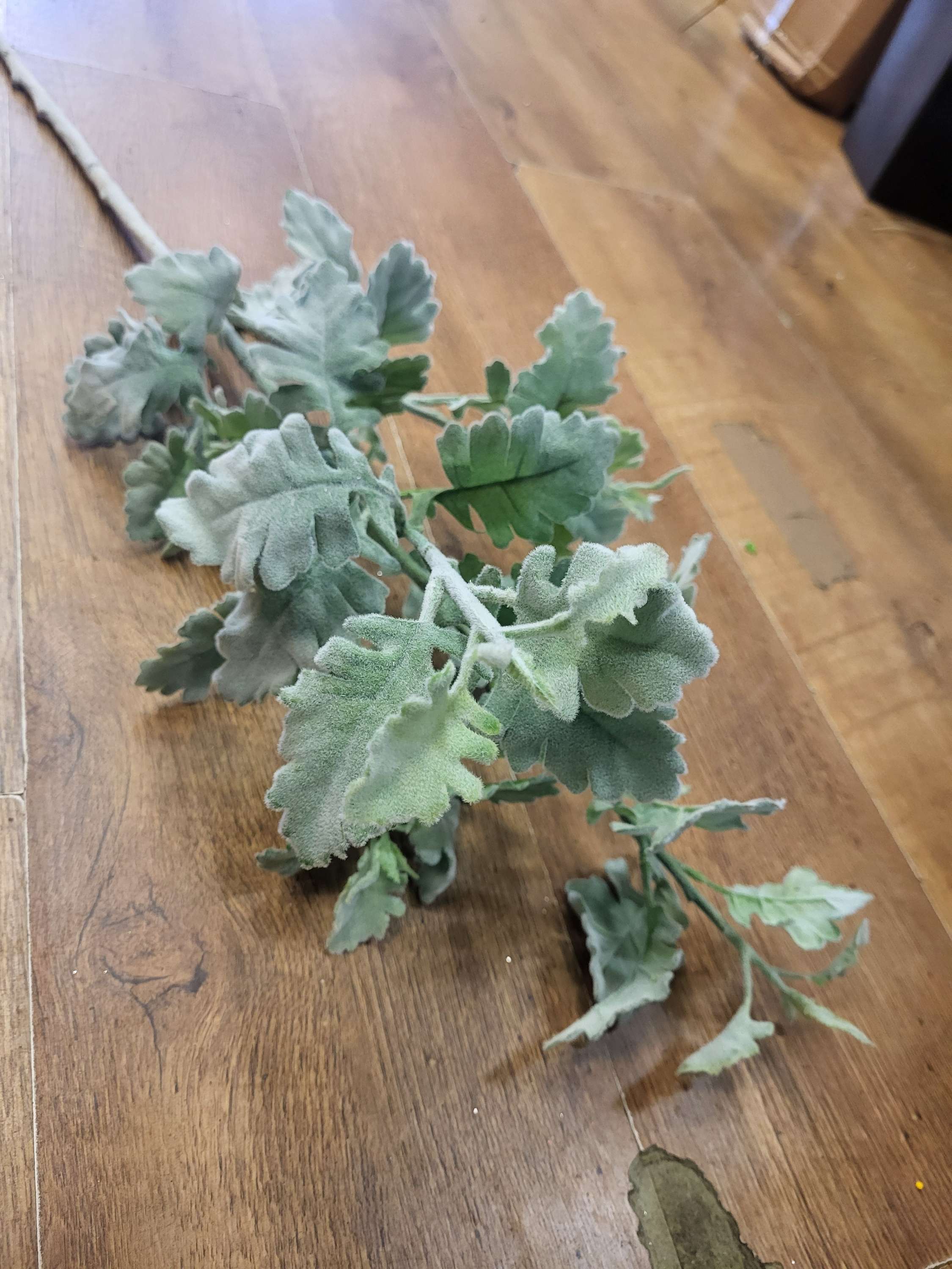 Approx 105cm flocked winter foliage image 0