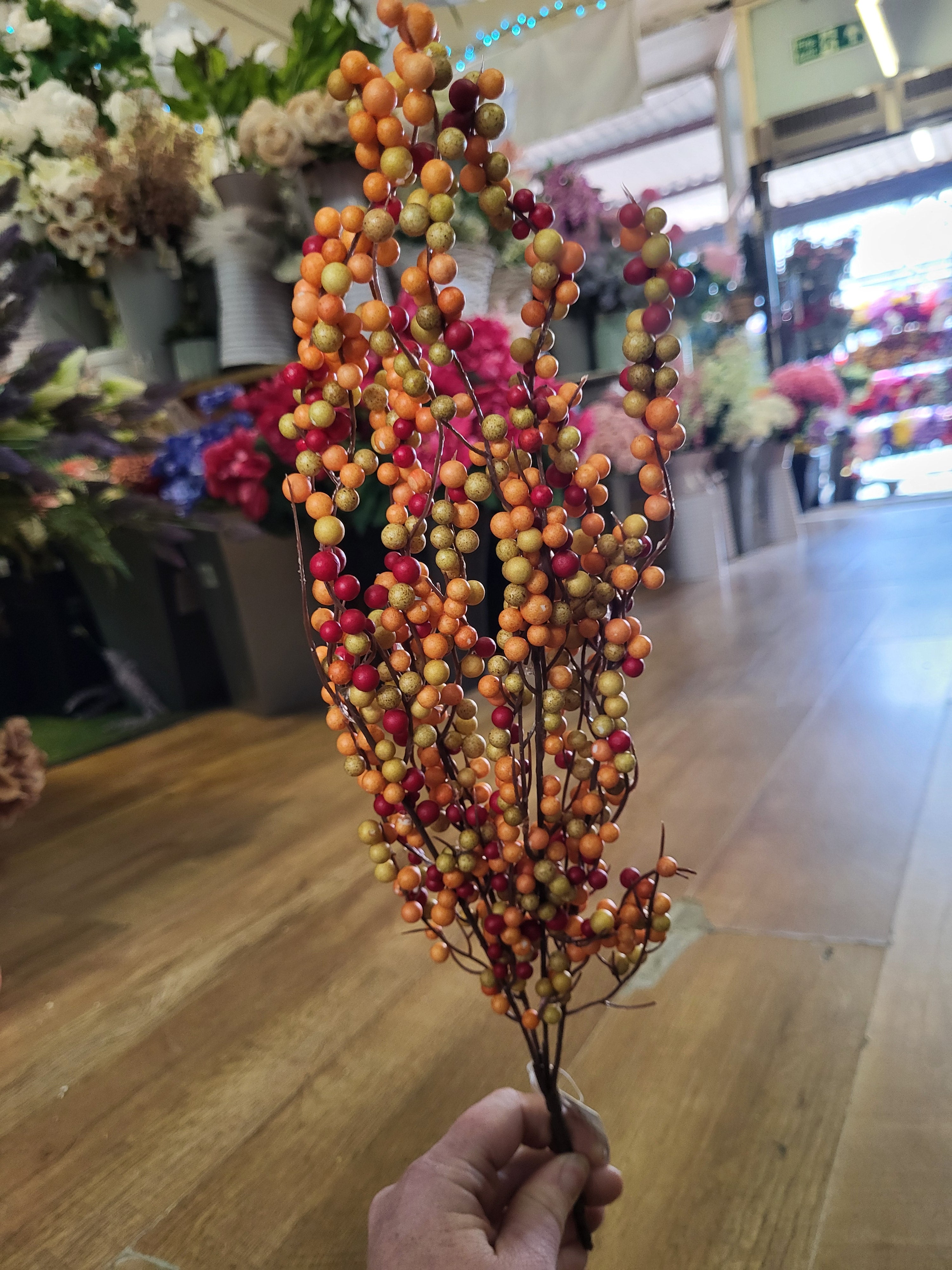 Autumnal berry branch - 3 colours available image 3