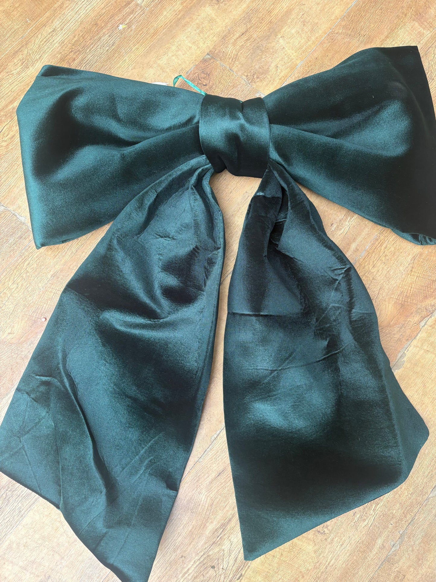 Gigantic 115cm Emerald green velvet Christmas bow