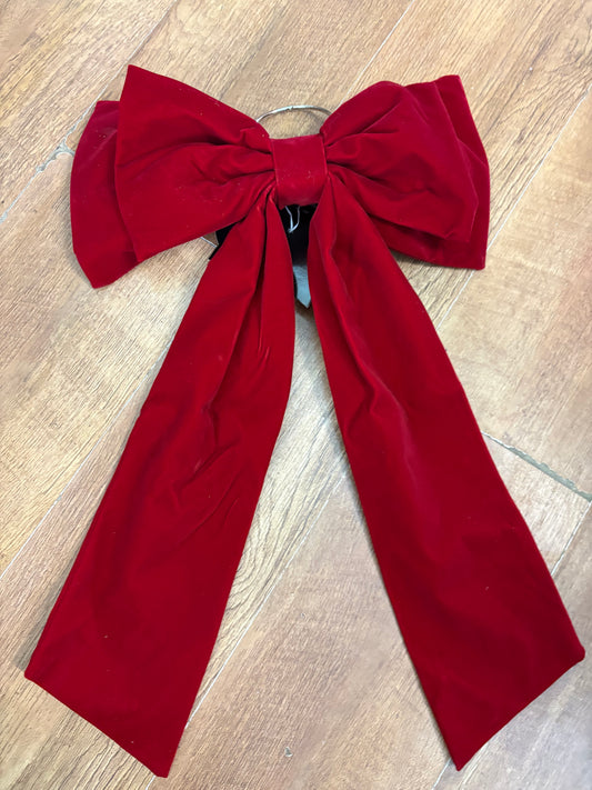 40x60cm classic red velvet bow