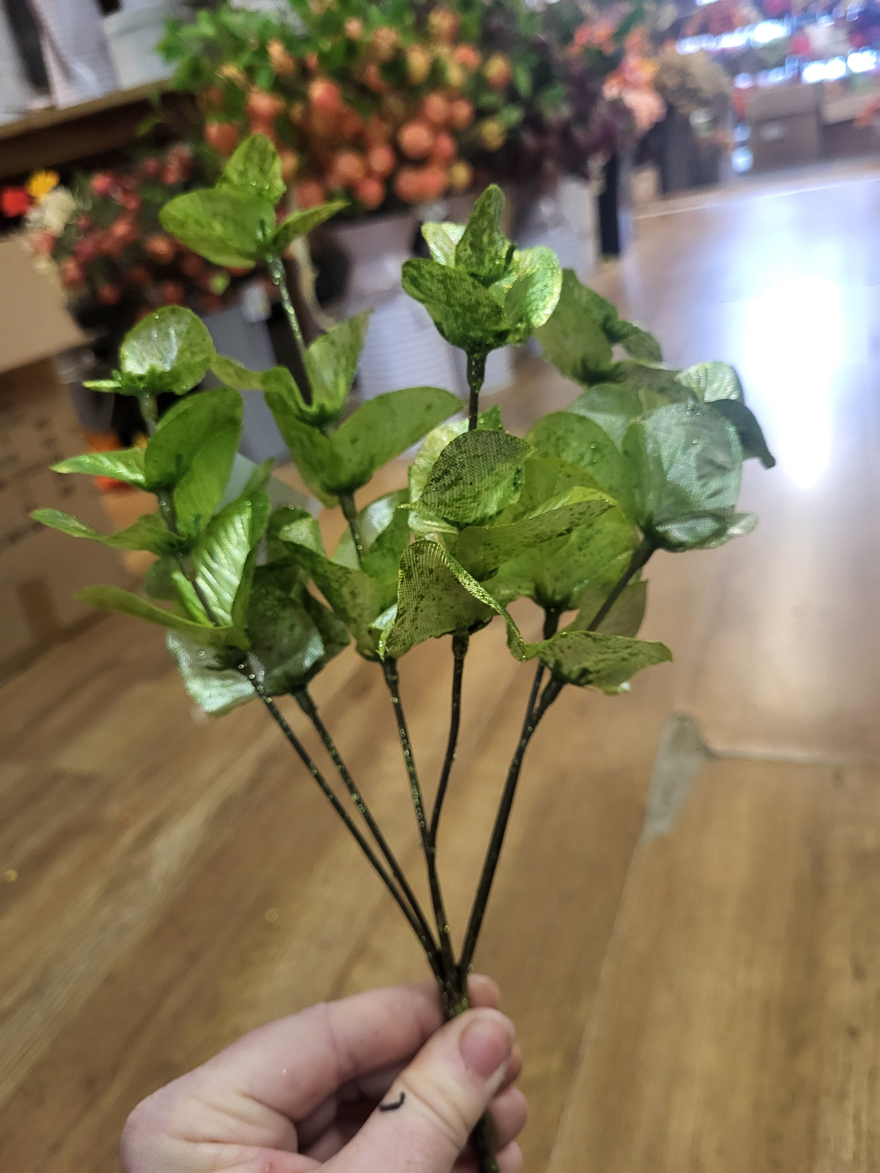 Glittered metallic eucalyptus  - 4 colours available image 7