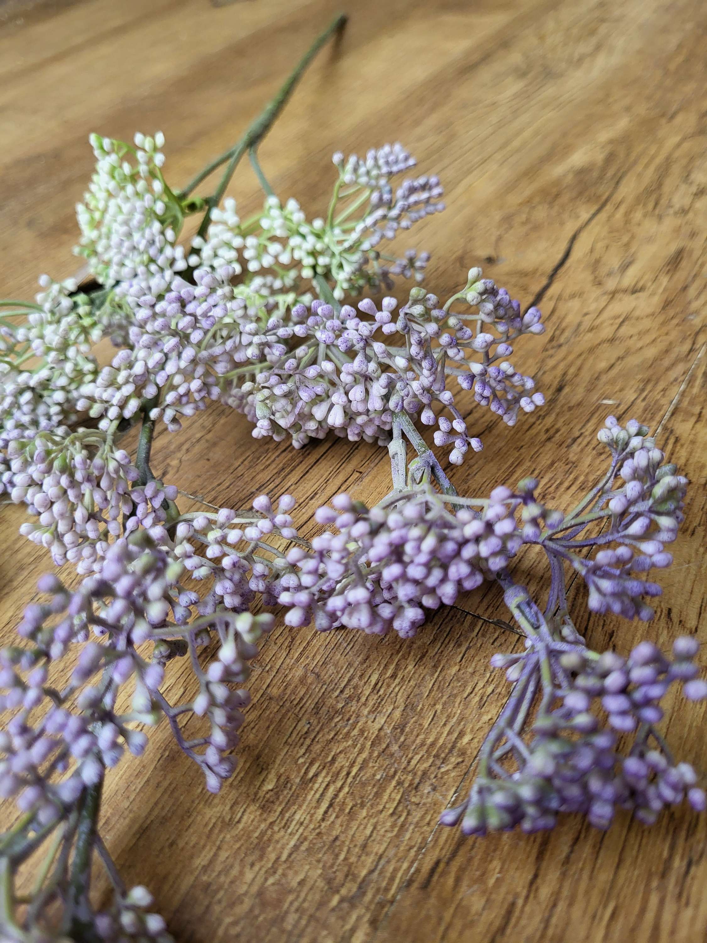 Long stem lilac bud spray image 3