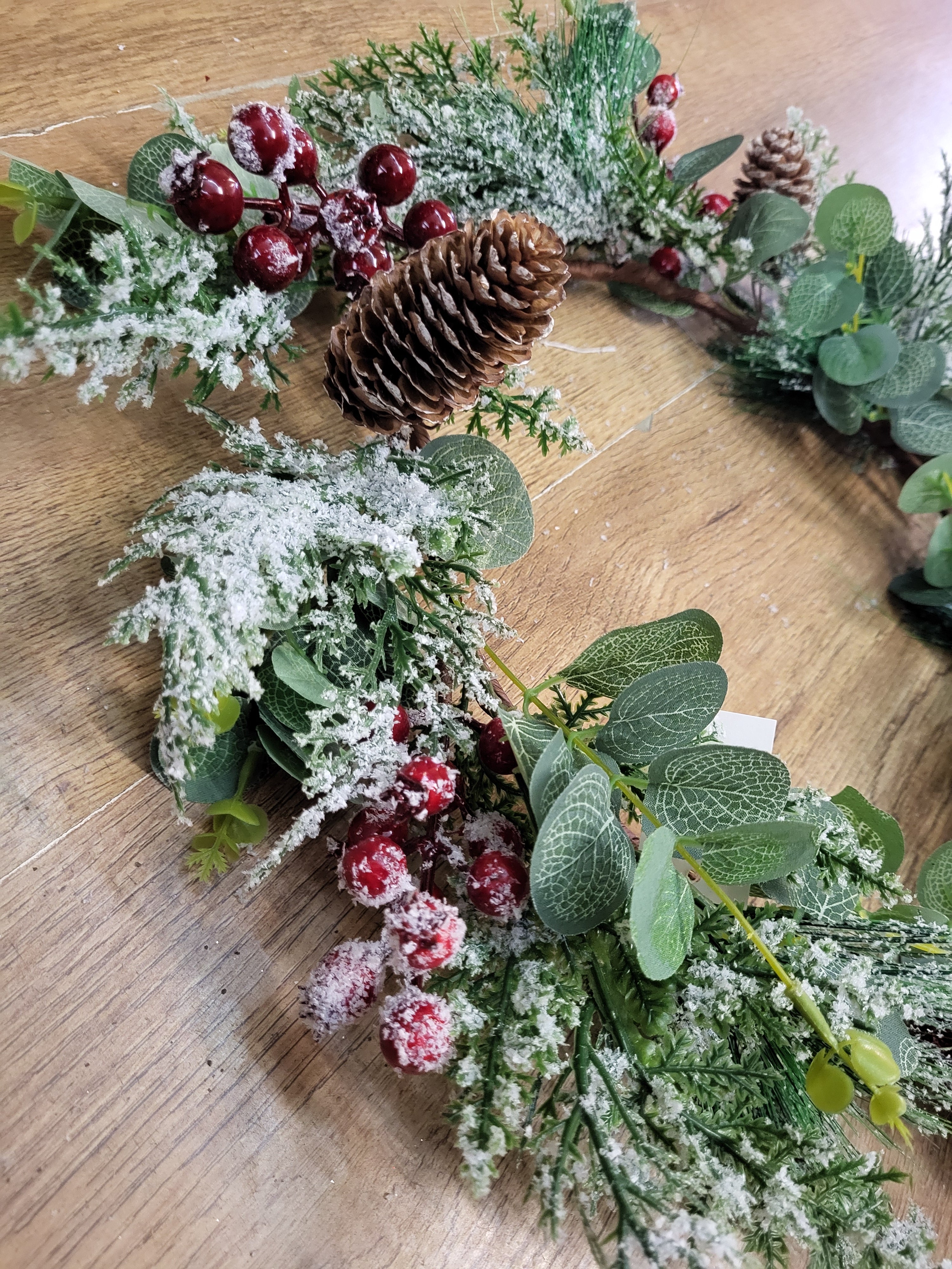 Big Christmas bundle of our Snowy cones, berries and foliage range  image 3