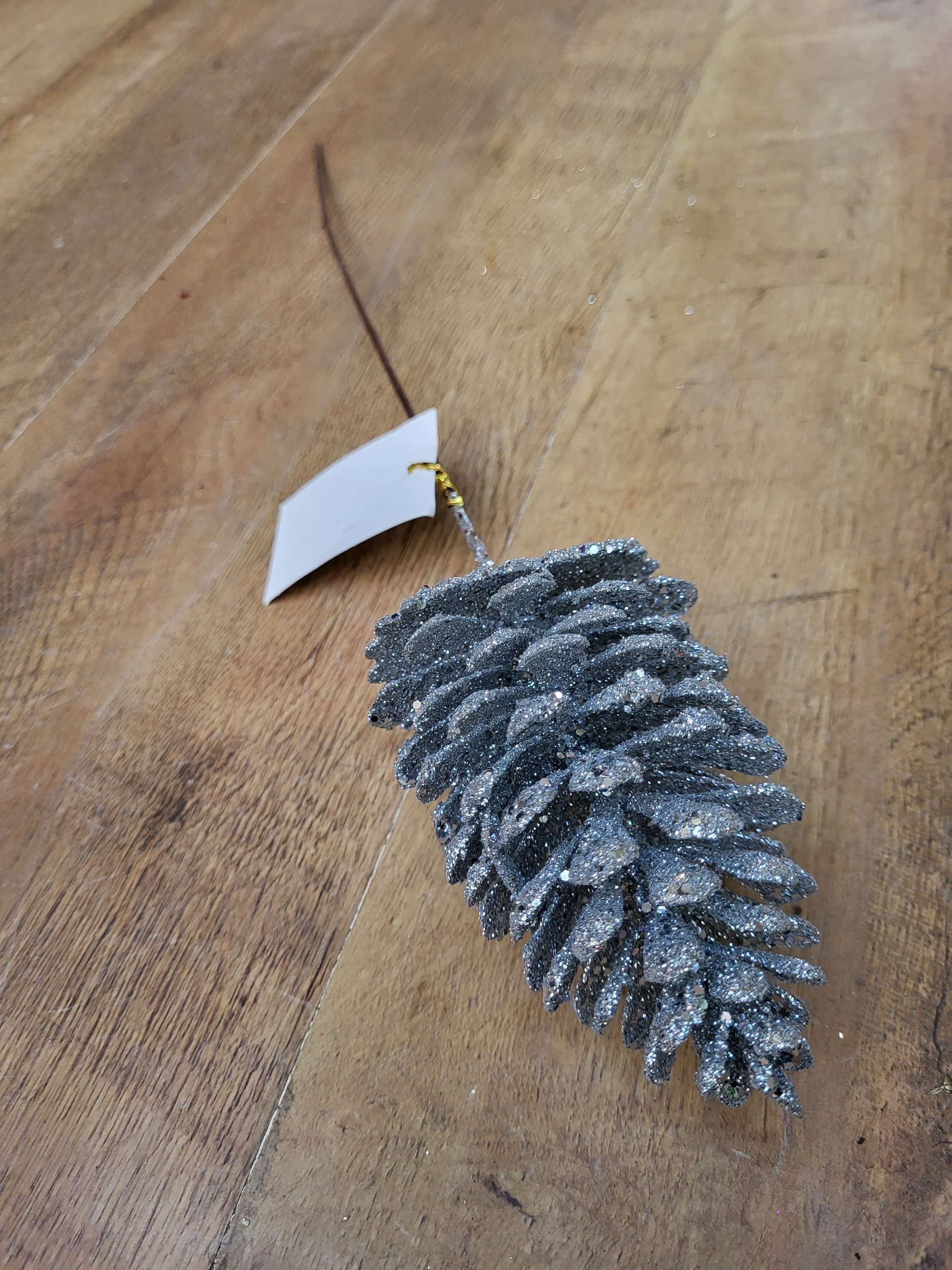 Long stem glittered pine cones - 7 colours available image 13