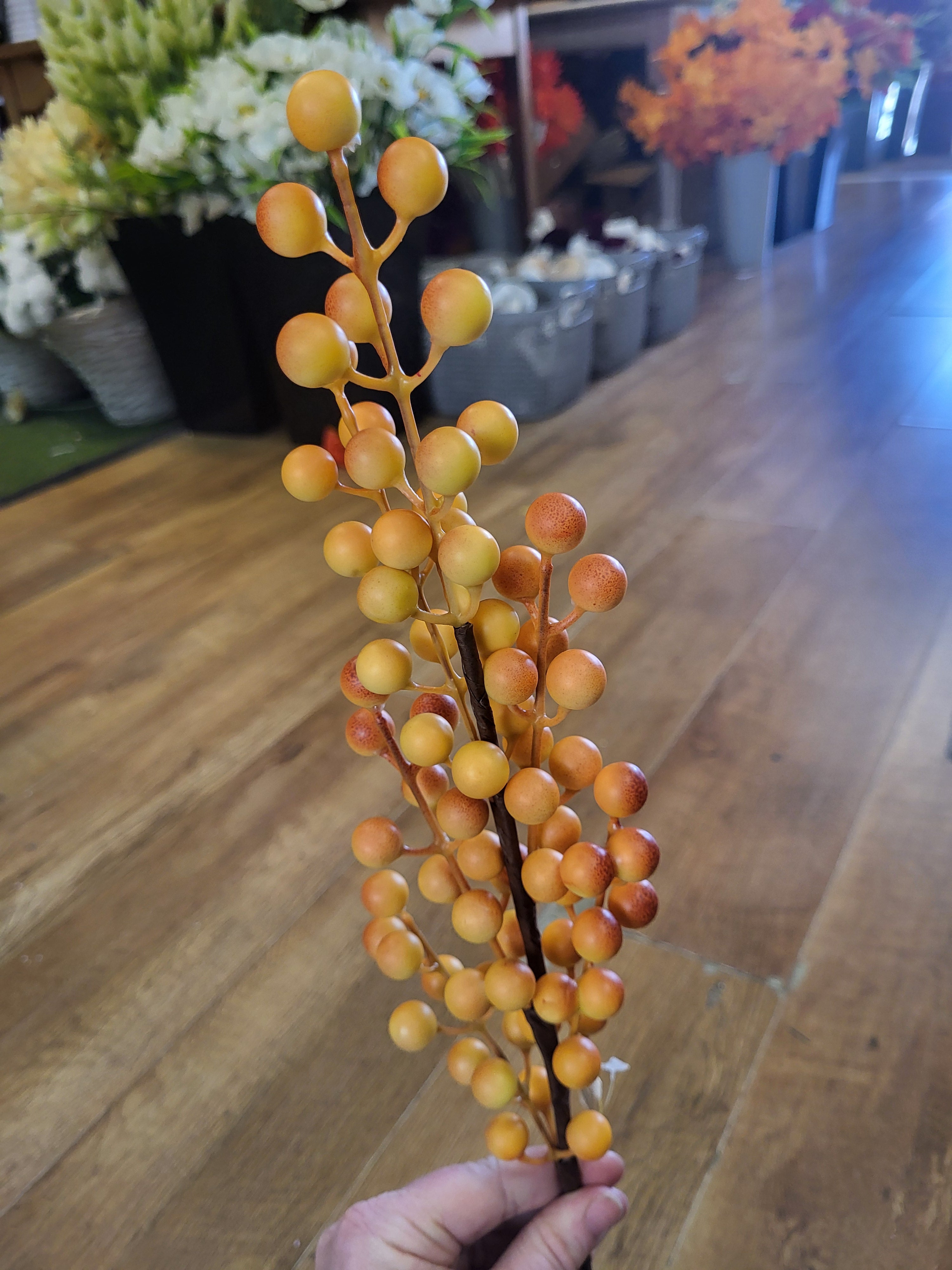 Long stem autumnal yellow berry stem image 3