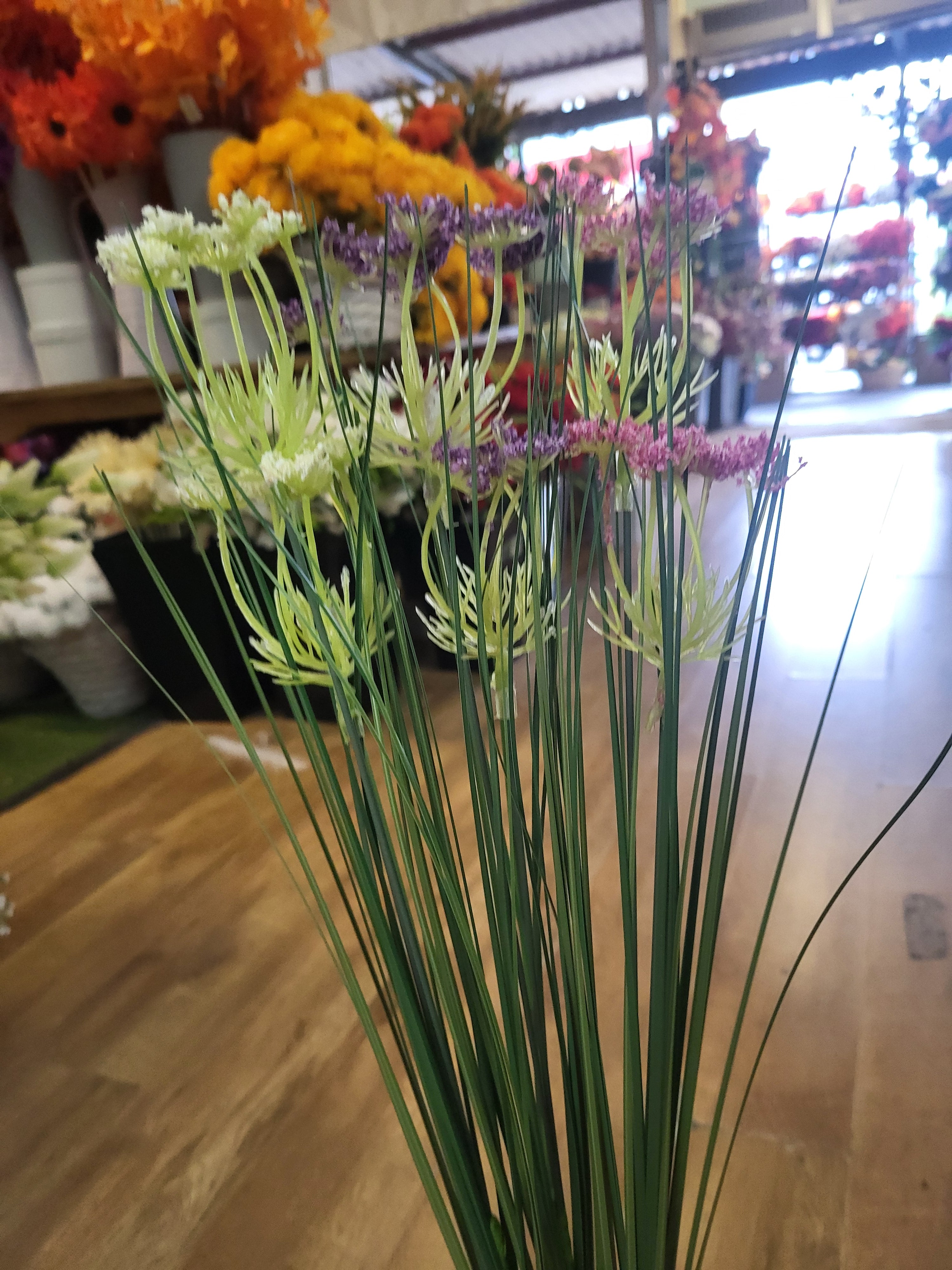Long stem Allium grass - 3 colours available image 2