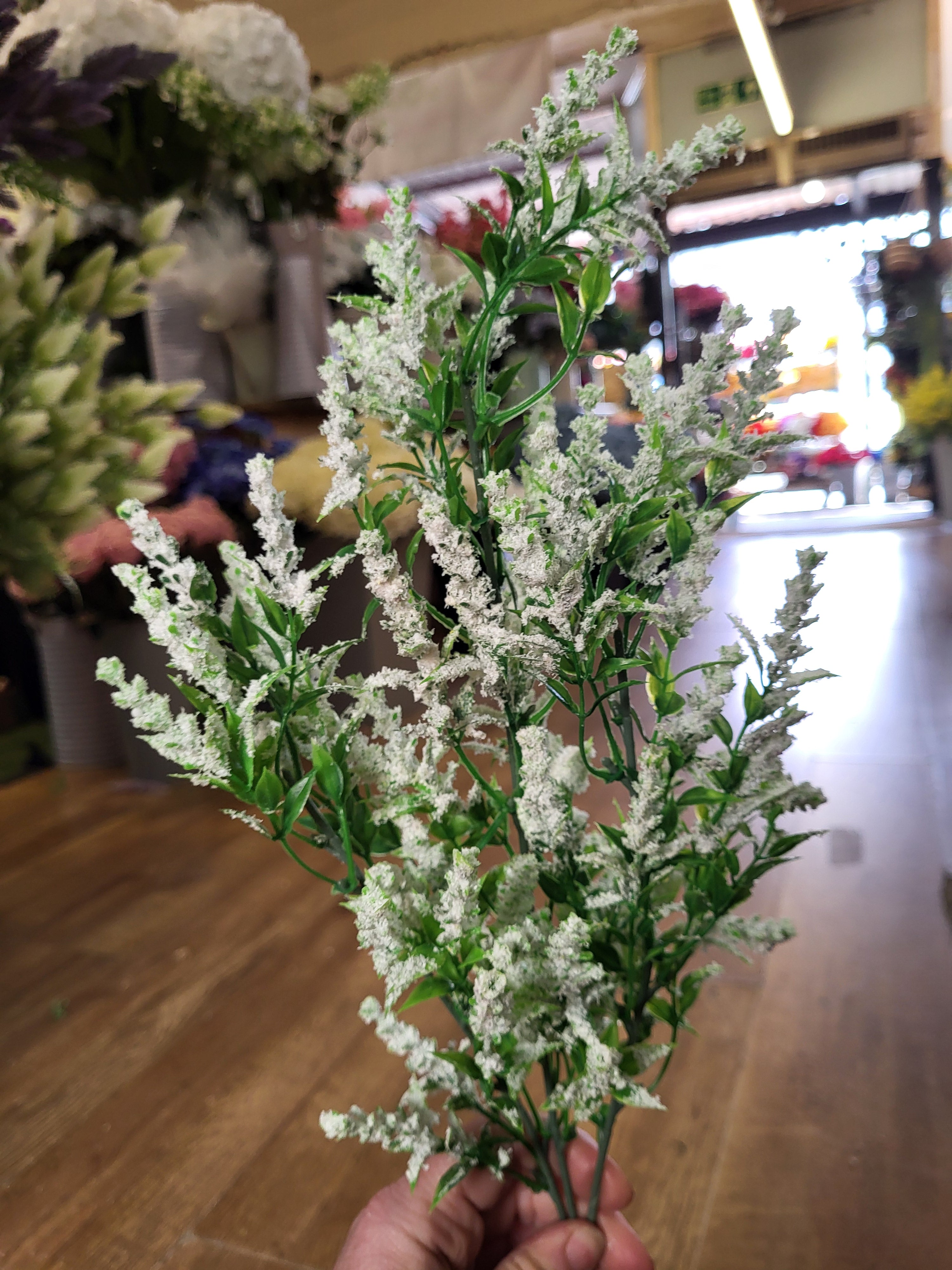 Long Wild lavender stem - 3 colours available image 3