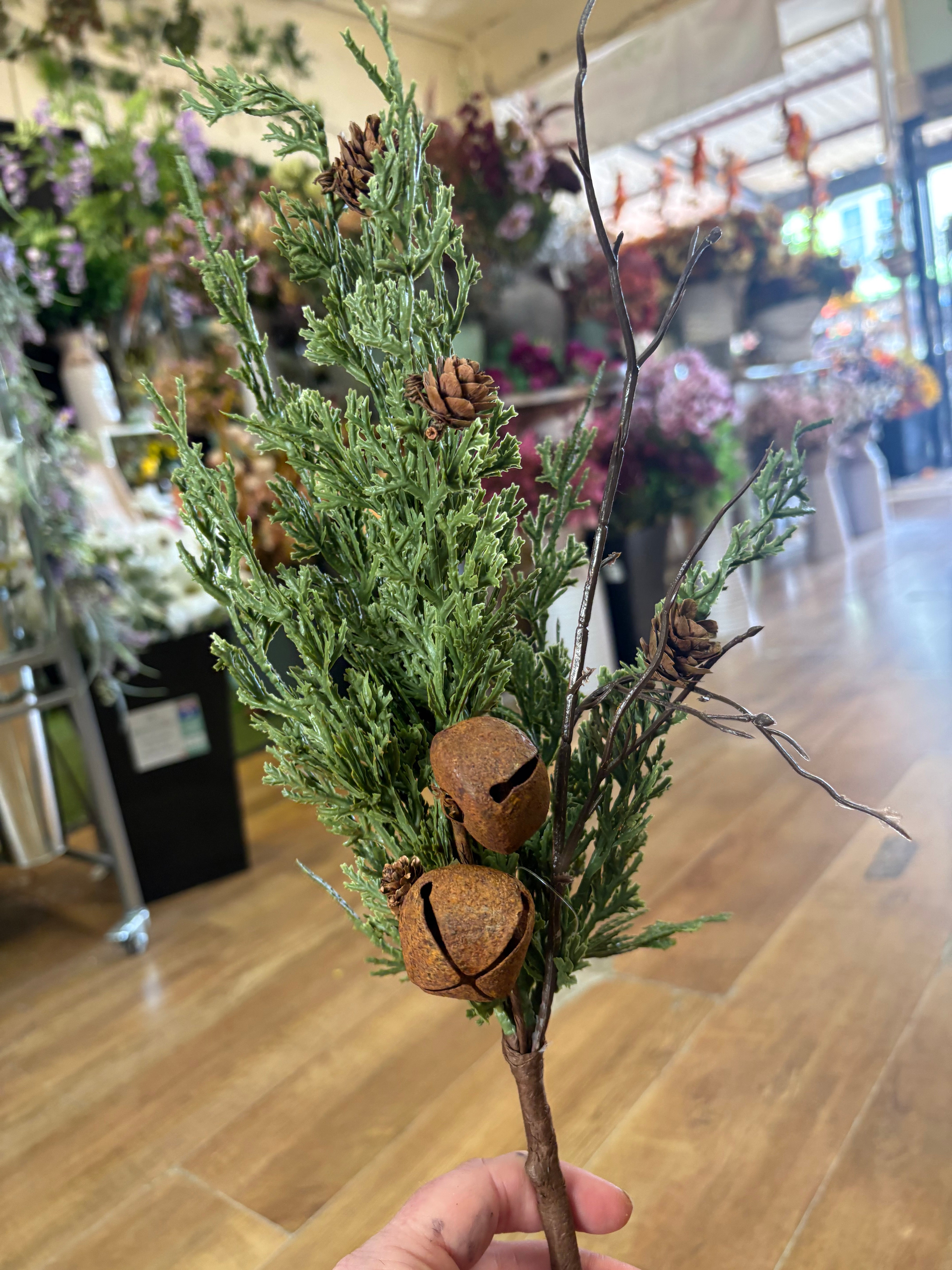55cm Lawson Cypress and Bells