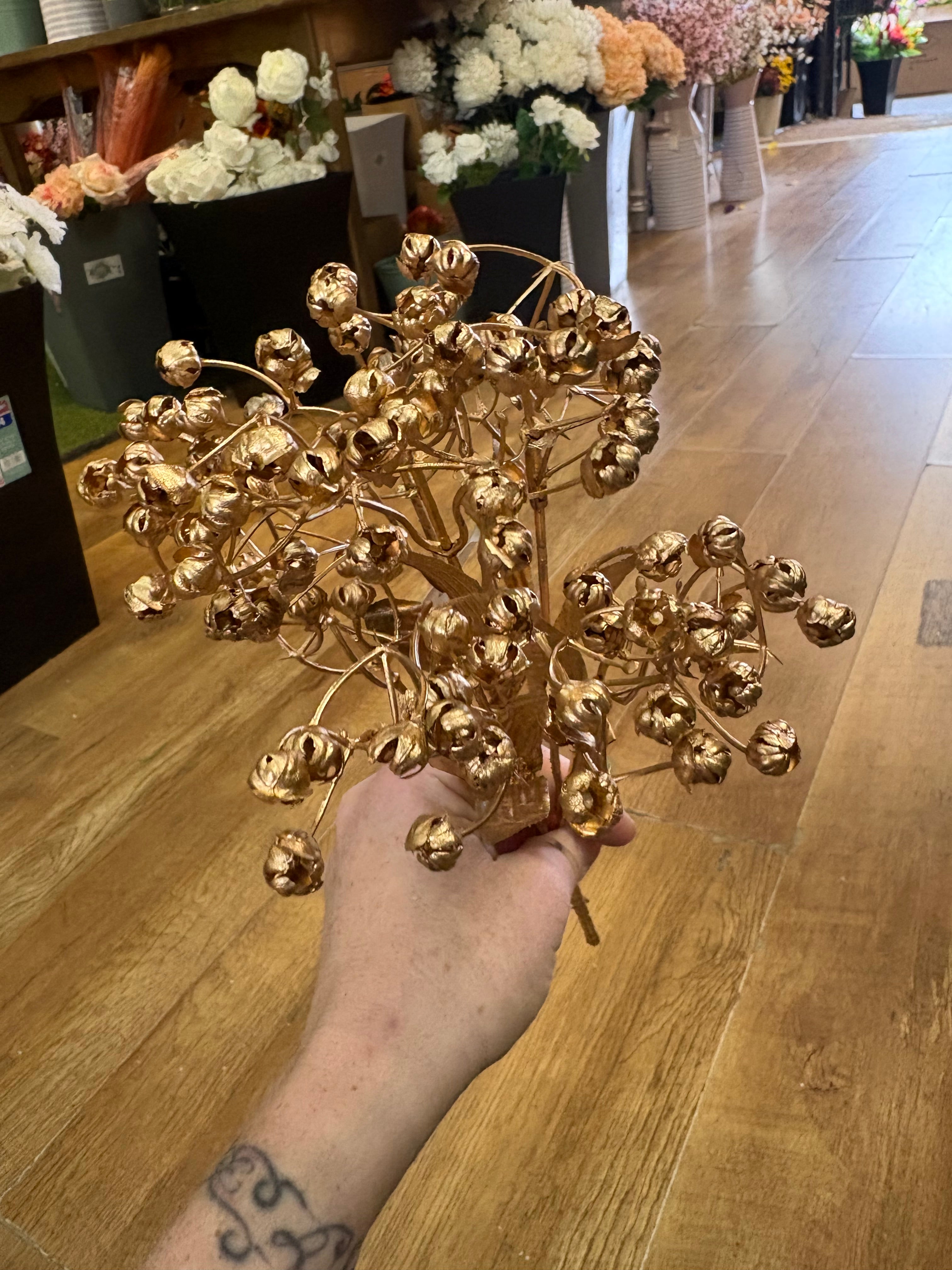 Metallic babies breath bunch - 3 colours available