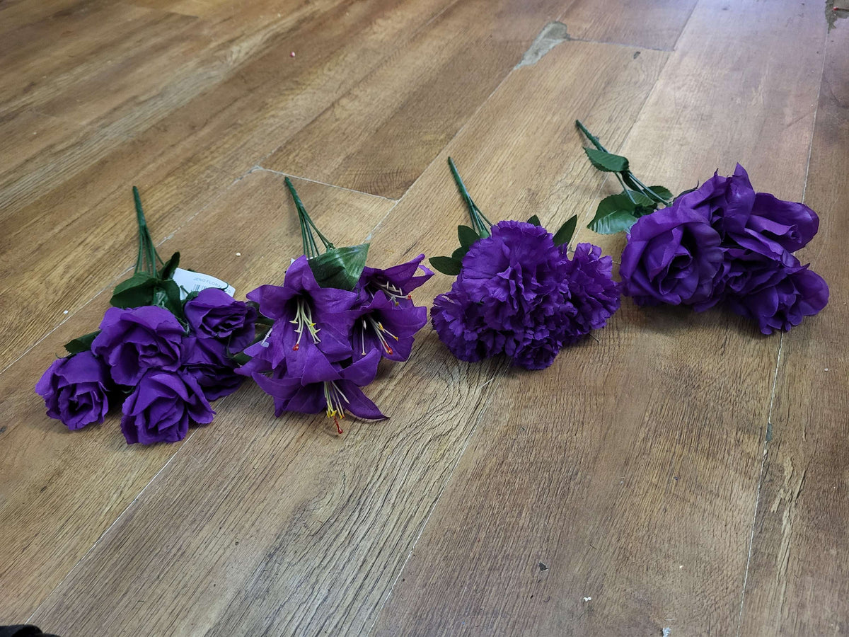 Purple flowers  - 4 styles available image 0