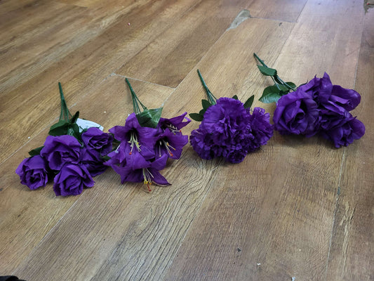 Purple flowers  - 4 styles available image 0