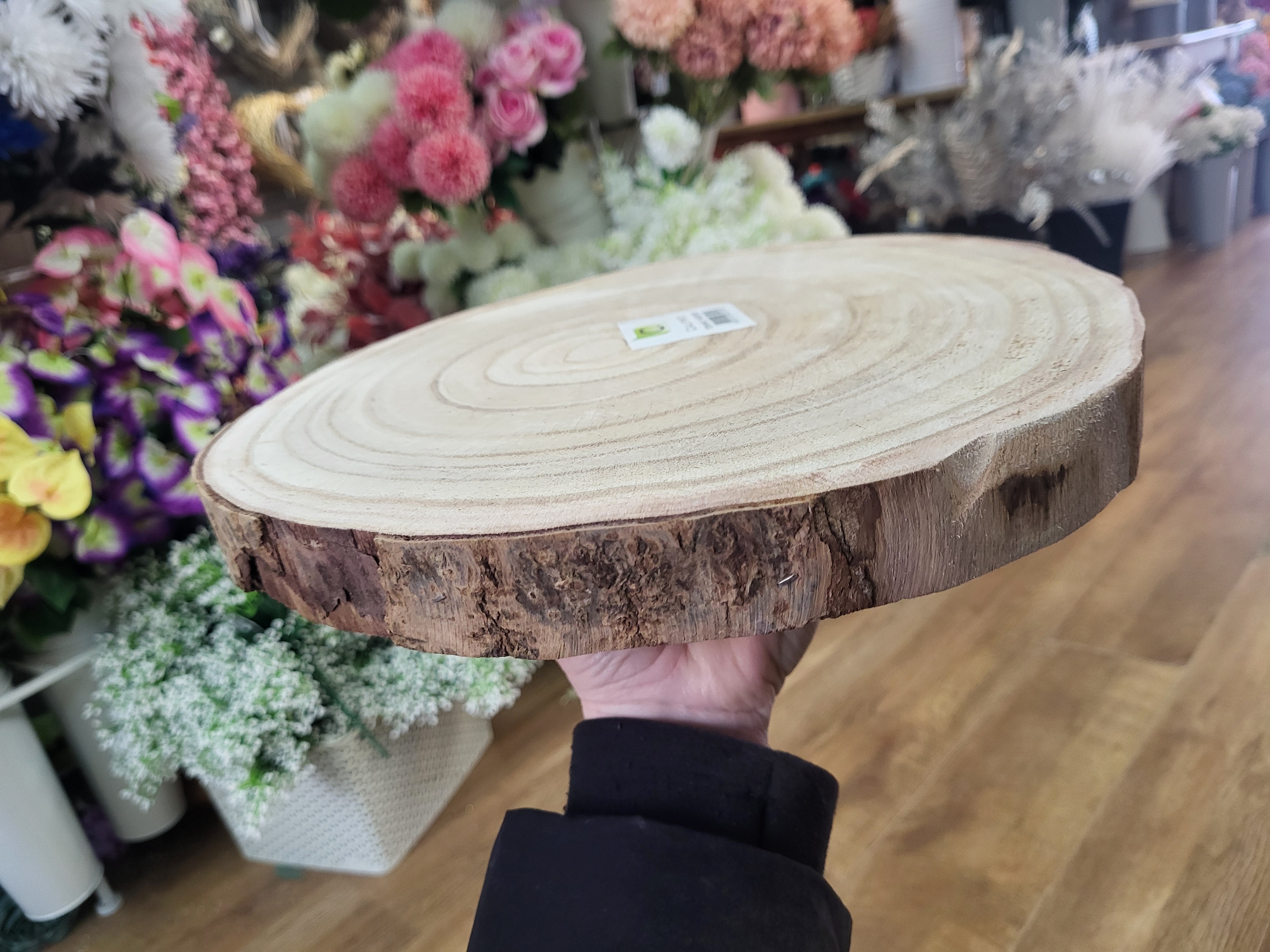 Wooden slice - 30x3cm image 0