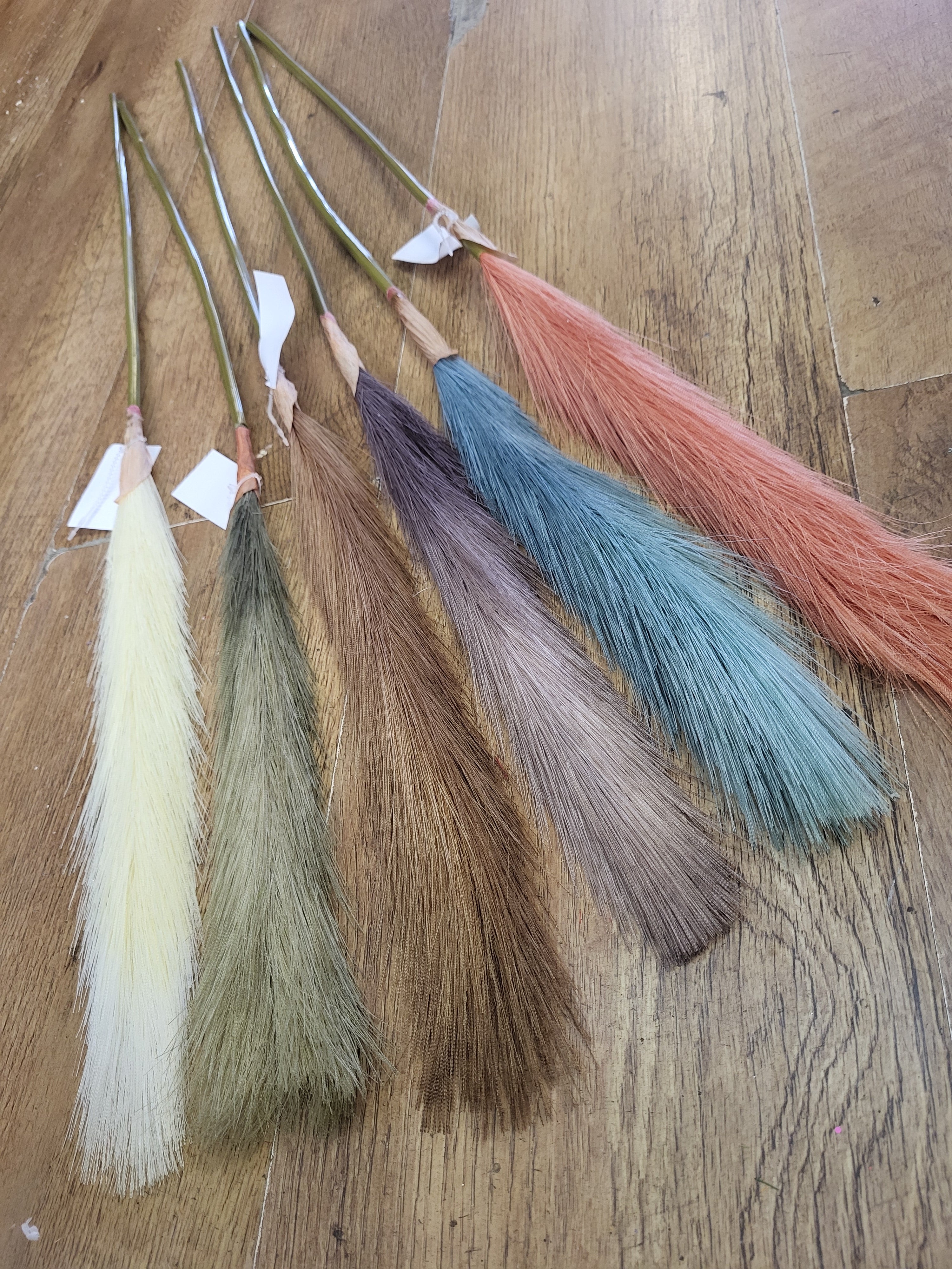 Long stem artificial pampas - 6 colours available image 7